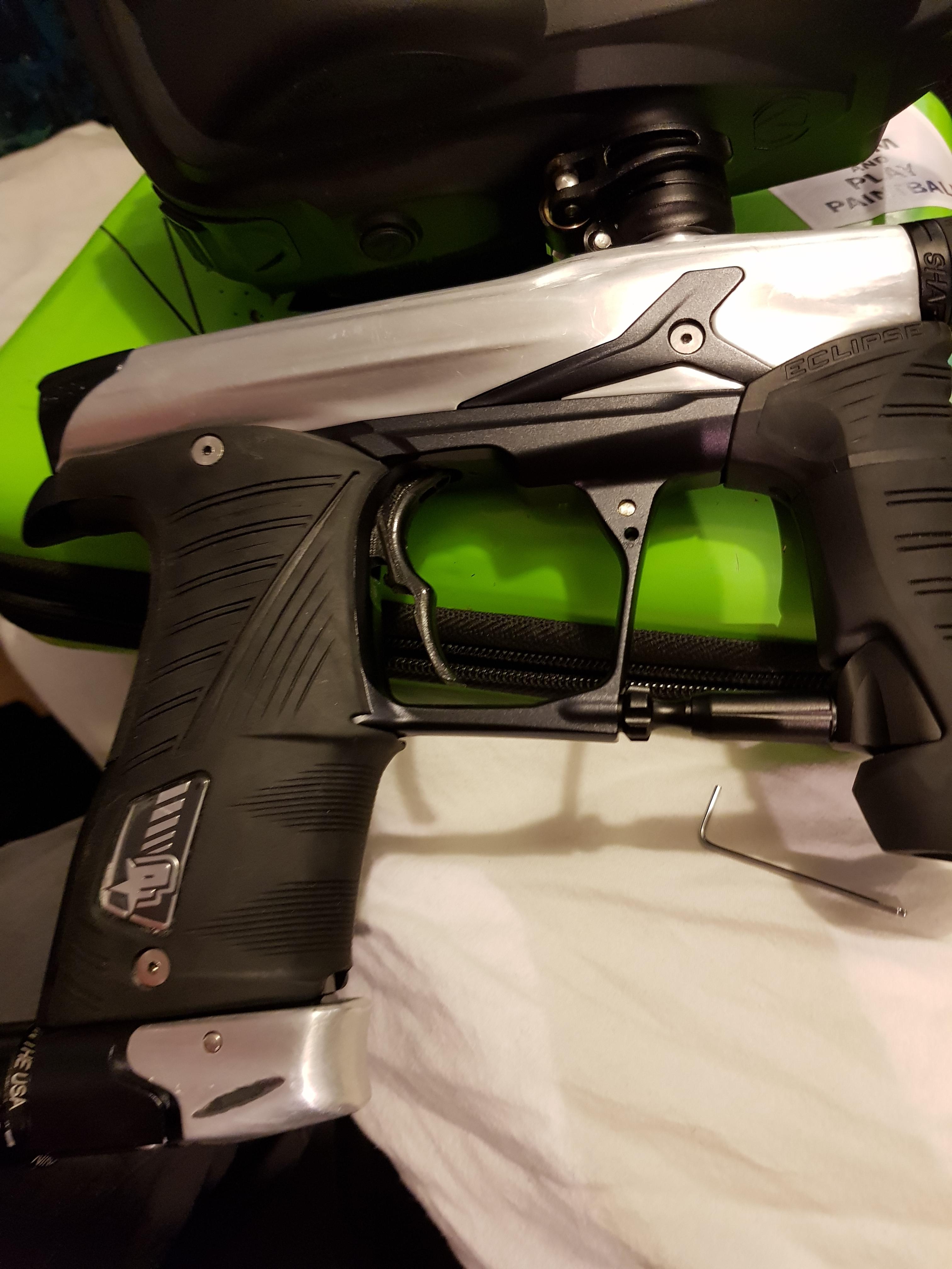 Custom trigger win😃 r/paintball