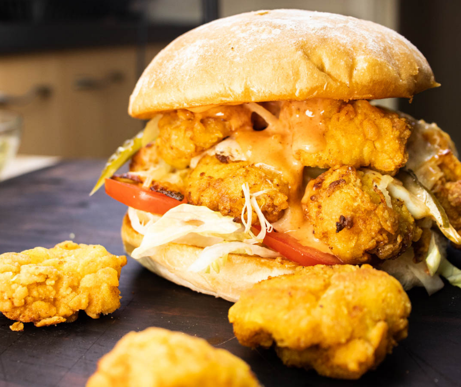 The Perfect Popcorn Chicken Sandwich/Burger r/covidcookery