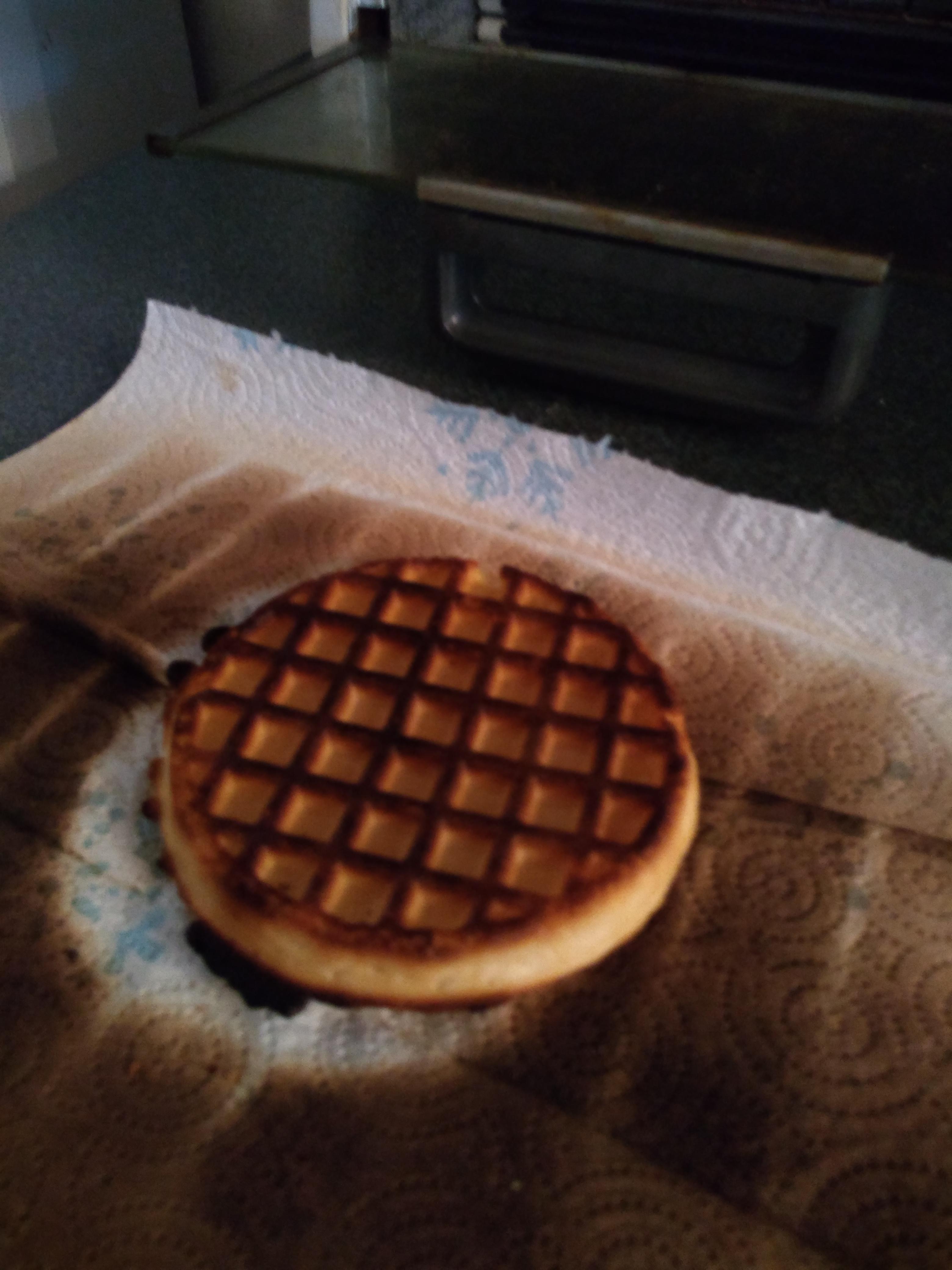 This waffle is perfectly burnt. r/mildlyinteresting