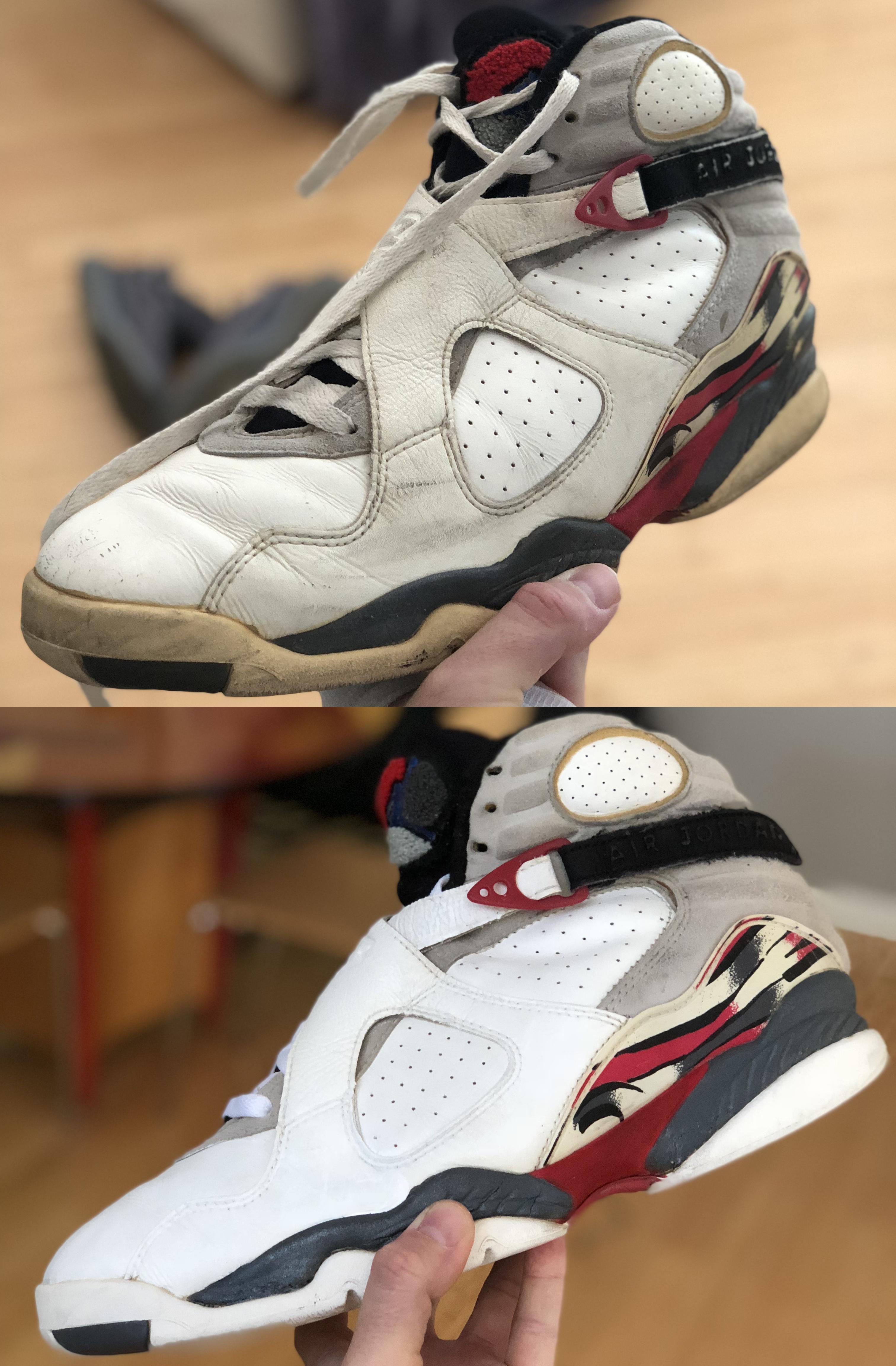 [Restoration] Before and After of 1993 Bugs Bunny VIII's Sneakers