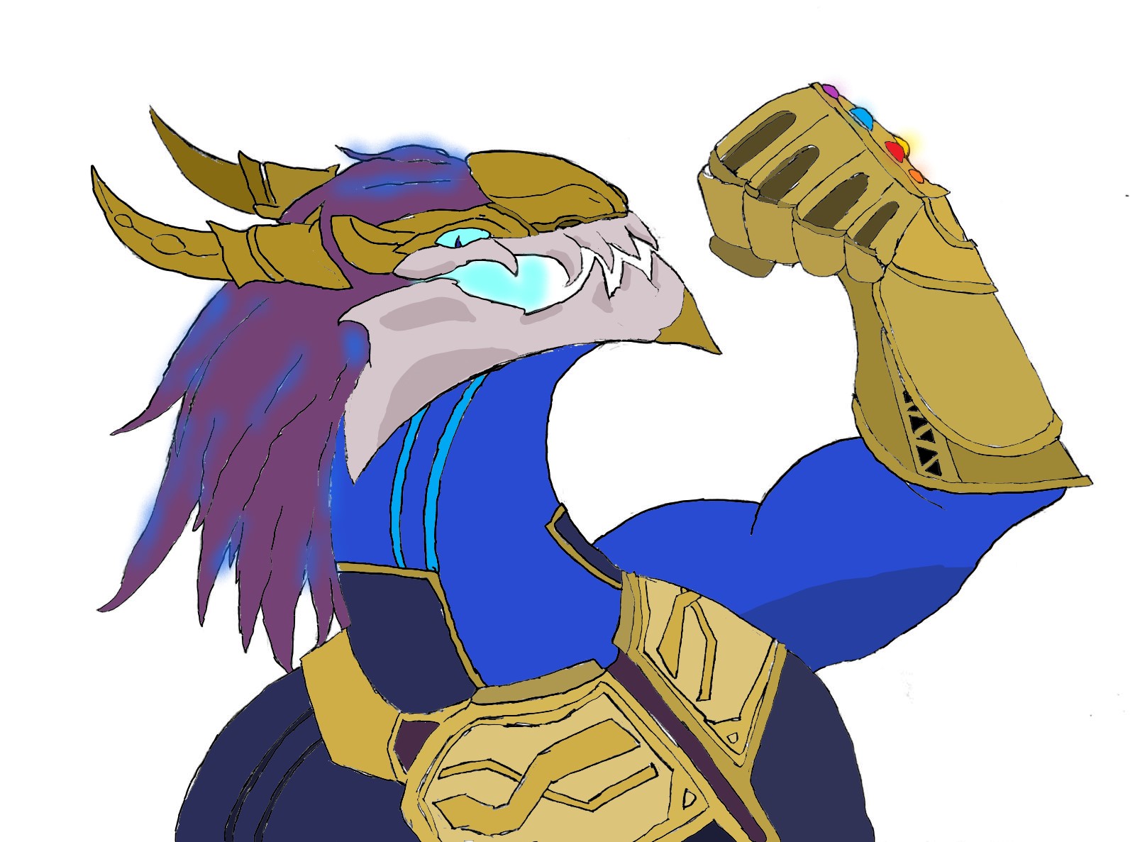 Tried to convert drawing to digital art r/learntodraw