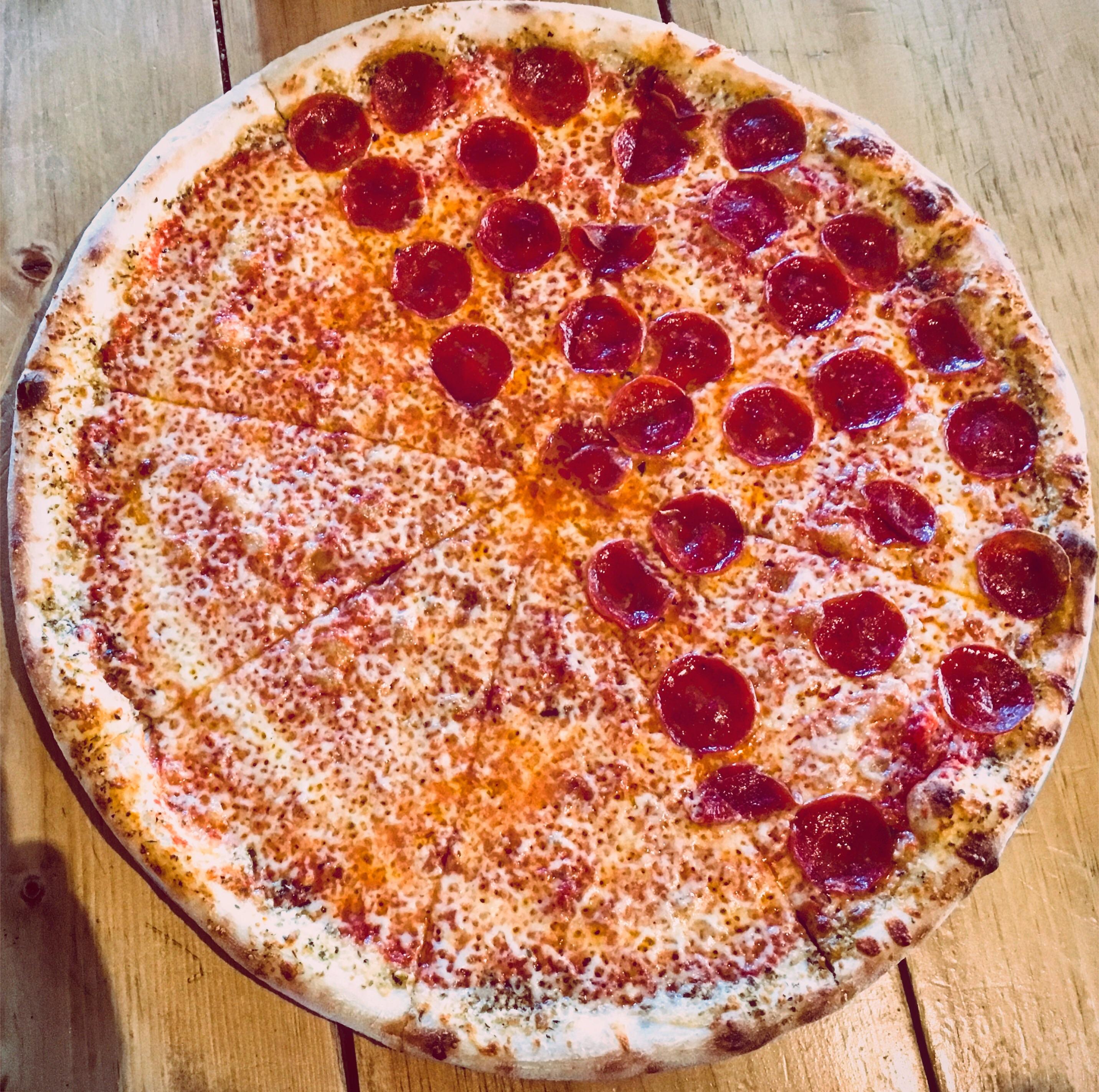 Pepperoni pizza from my shop in Lake Tahoe, CA. r/Pizza