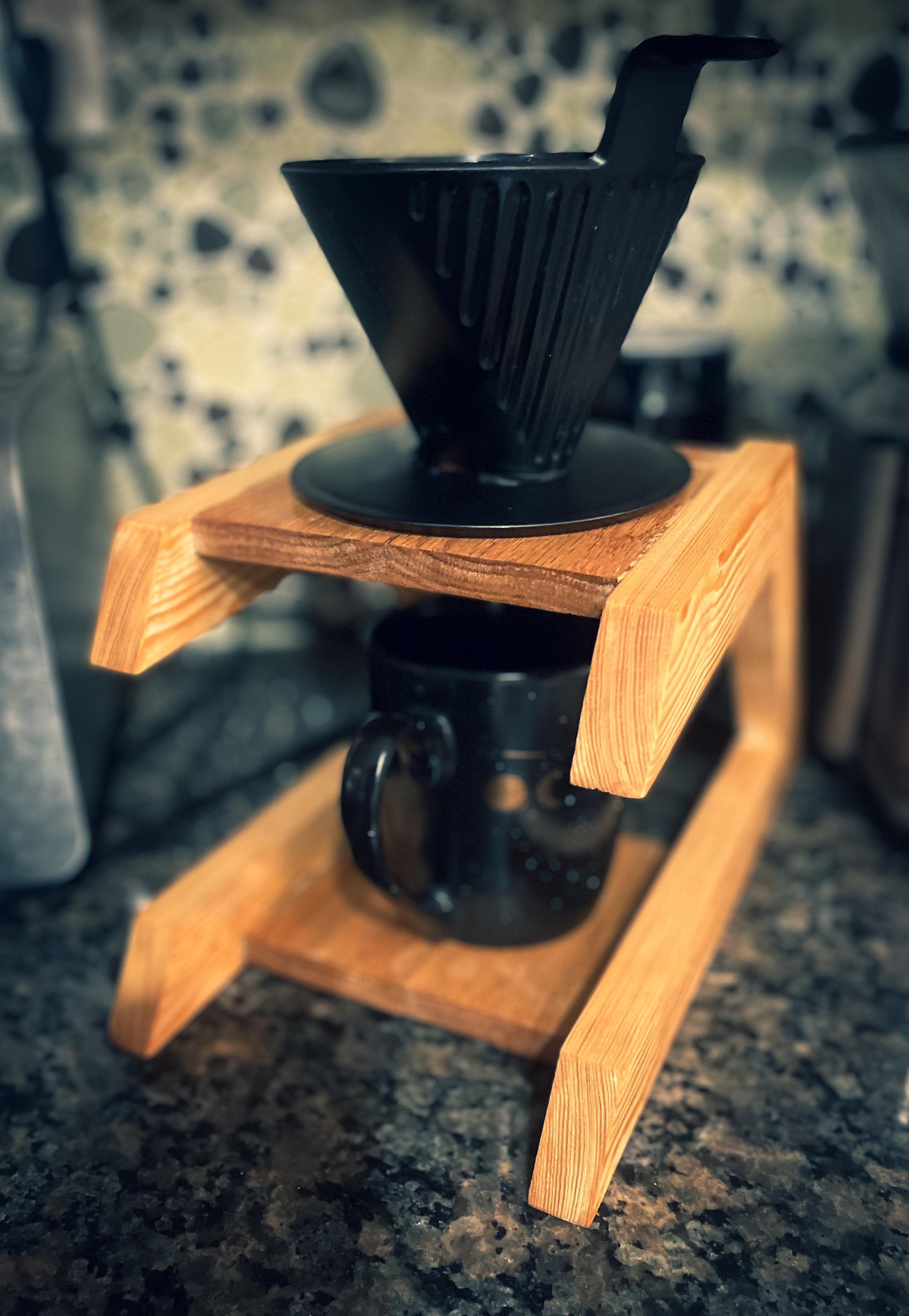 Coffee Pour Over Stand BeginnerWoodWorking