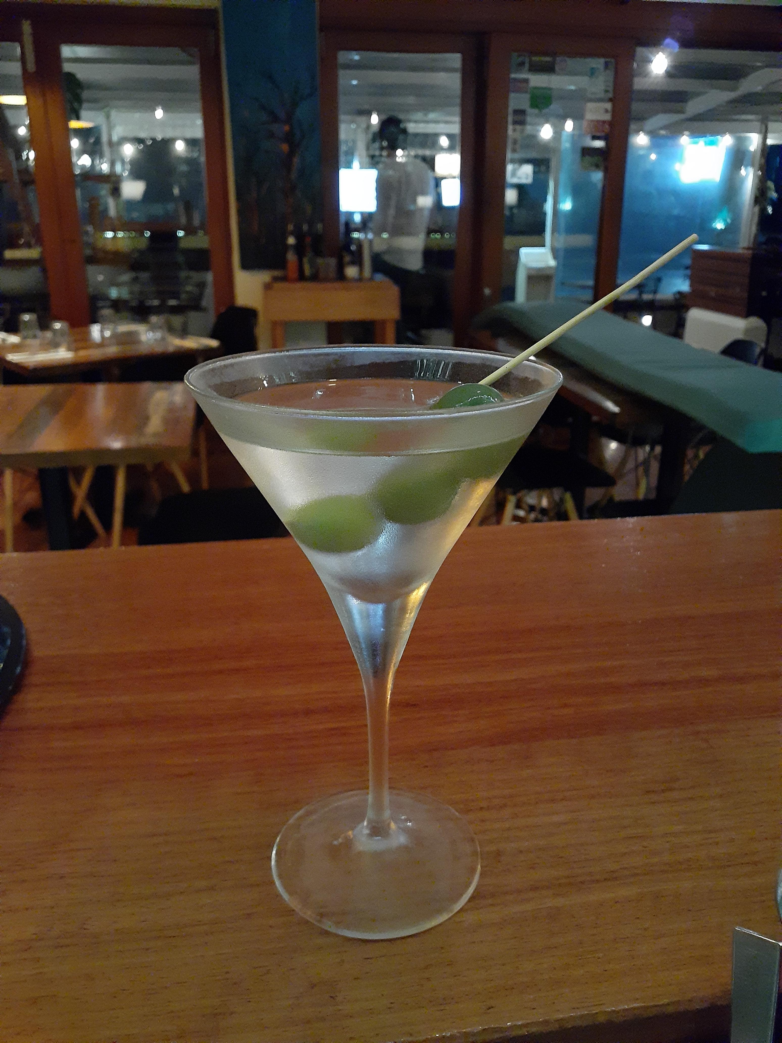 My take on a dirty gin martini r/cocktails