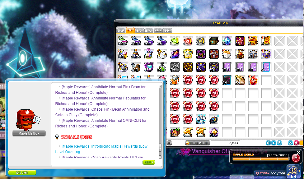 I might have miscalculated a little bit Maplestory