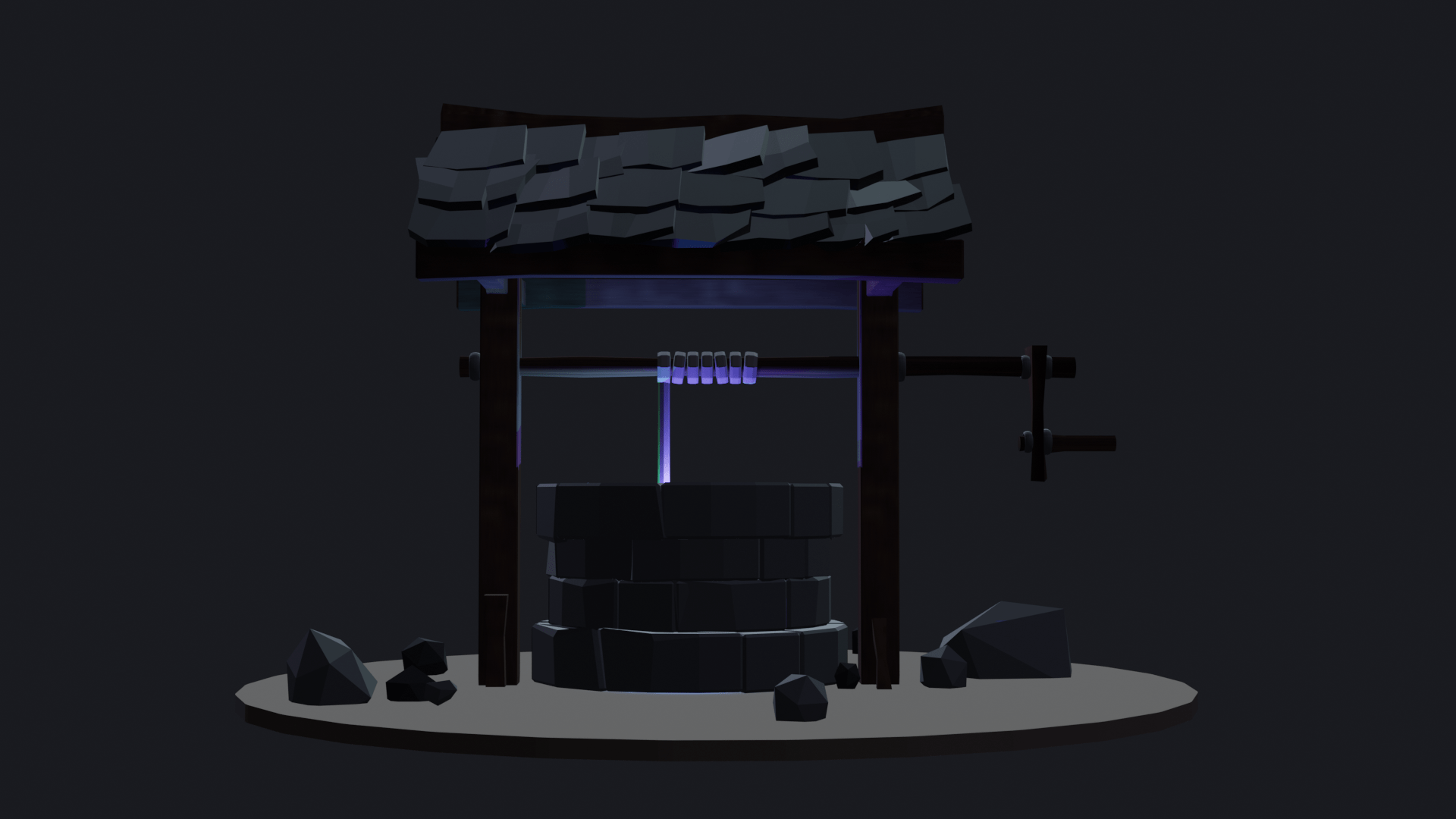 Learning Blender Day 3 Magic Well! (from Grant Abbitt tutorial) Blender_Wells