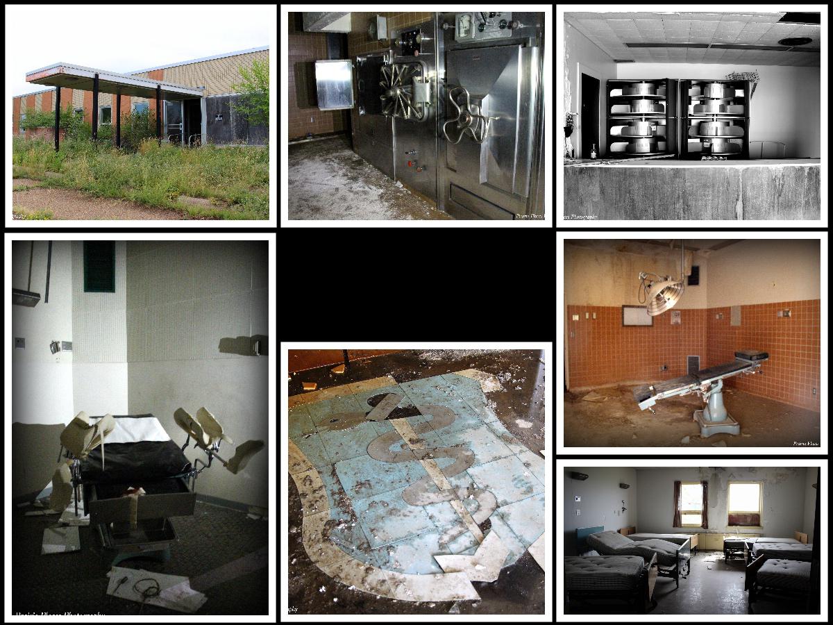Abandoned Hospital at the old Glasgow Air Force Base in Montana r