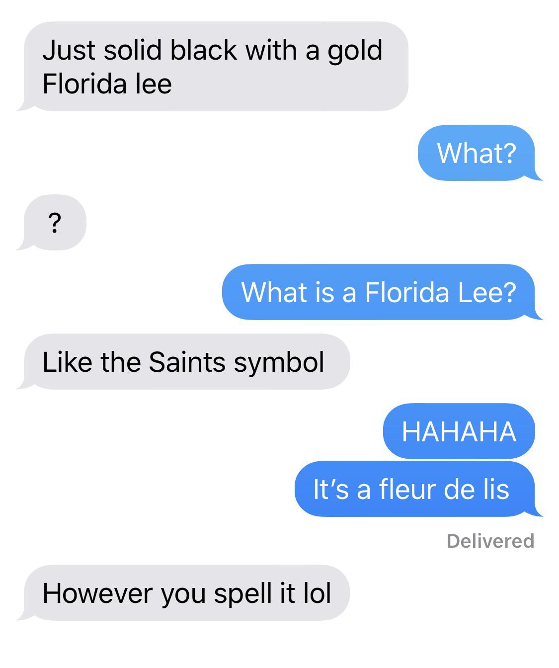 A Florida Lee? r/NewOrleans