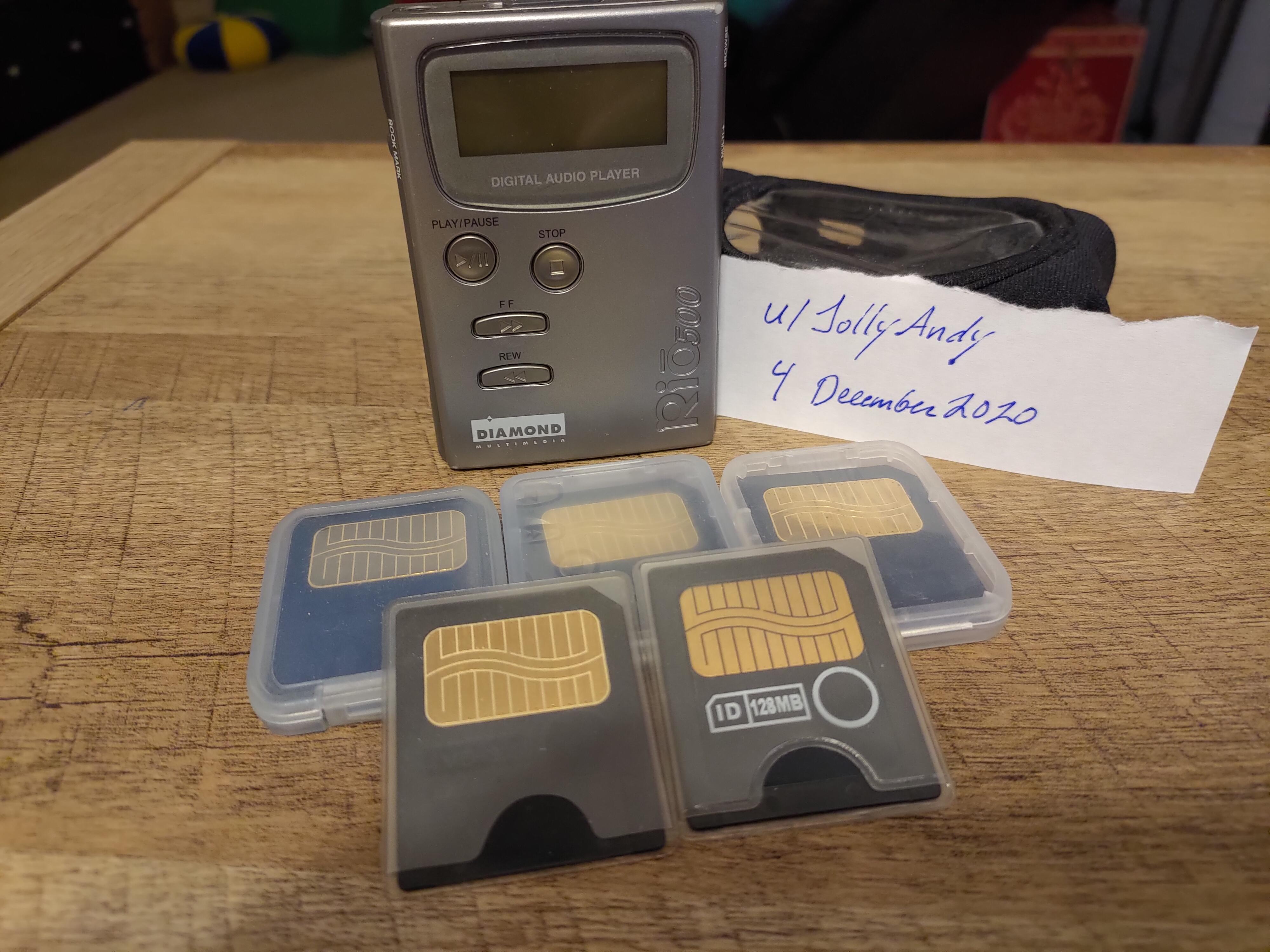 [WTS][USACA][H] Rio500 Vintage MP3 Player with SmartMedia Cards [W