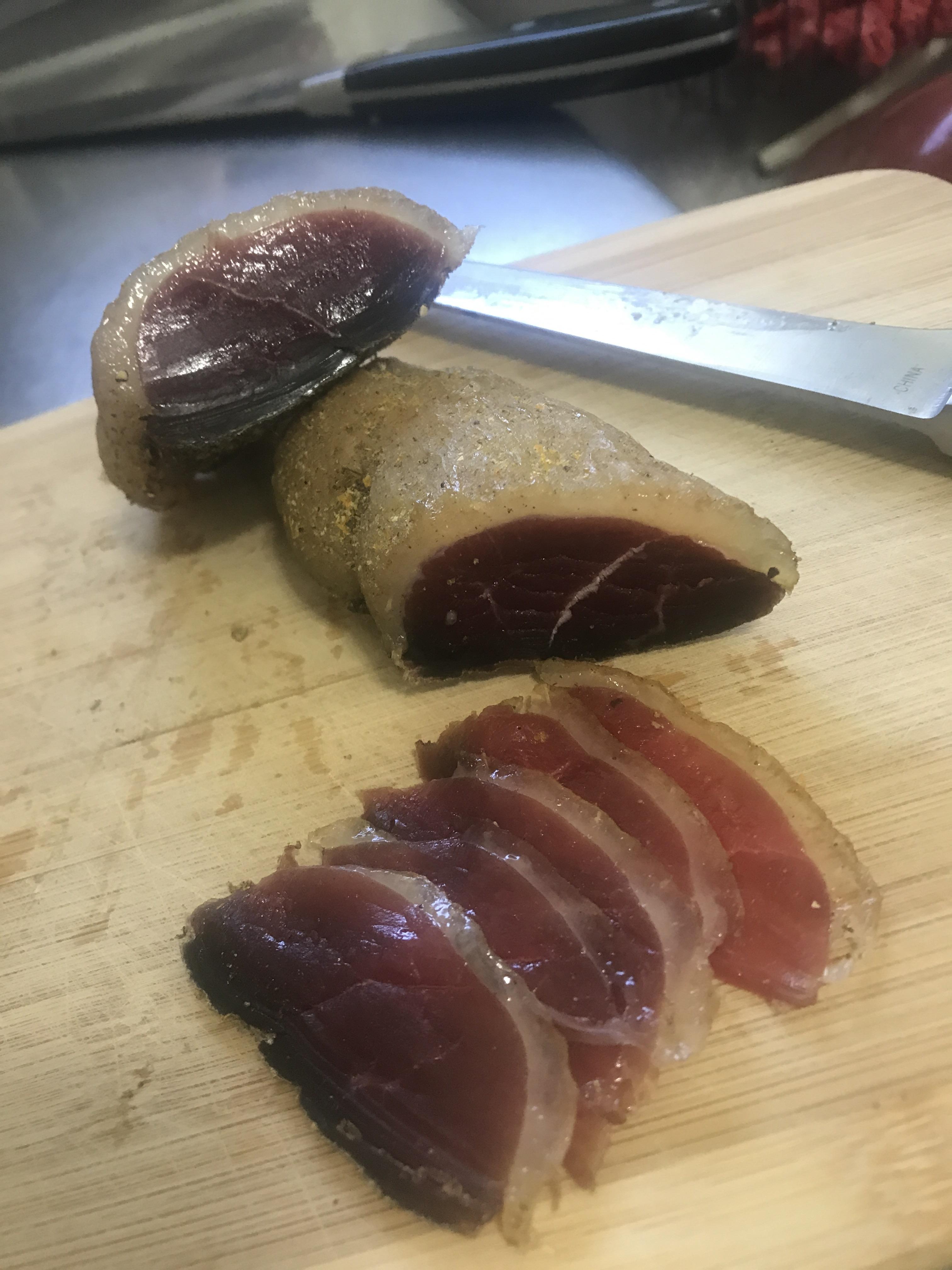 First duck prosciutto look safe to eat? r/Charcuterie