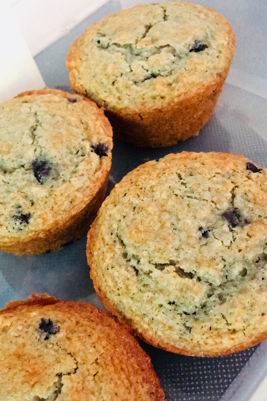 Blueberry oatmeal muffins (recipe in comments) r/recipes