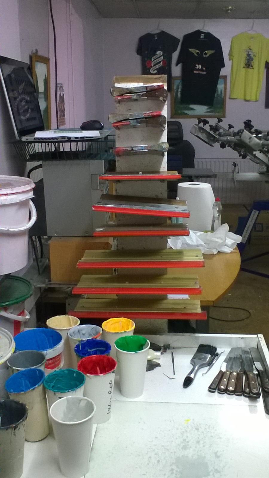 my shop's squeegee rack, simple and easy to make. r/SCREENPRINTING