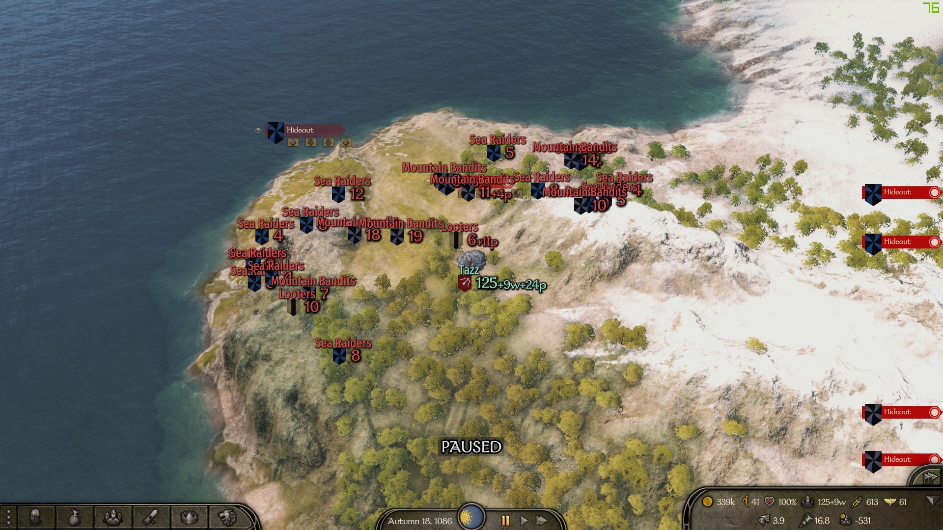 I might have crashed into a bandit party. MB2Bannerlord