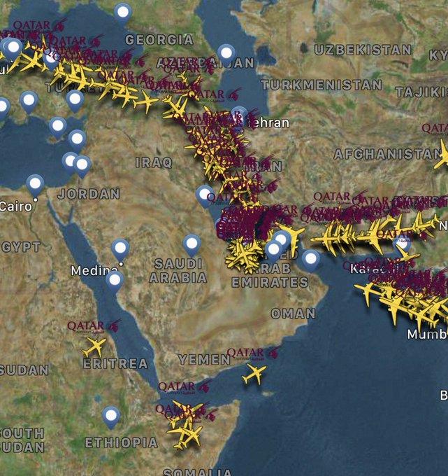 Qatar Airways filghts after airspace ban r/aviation