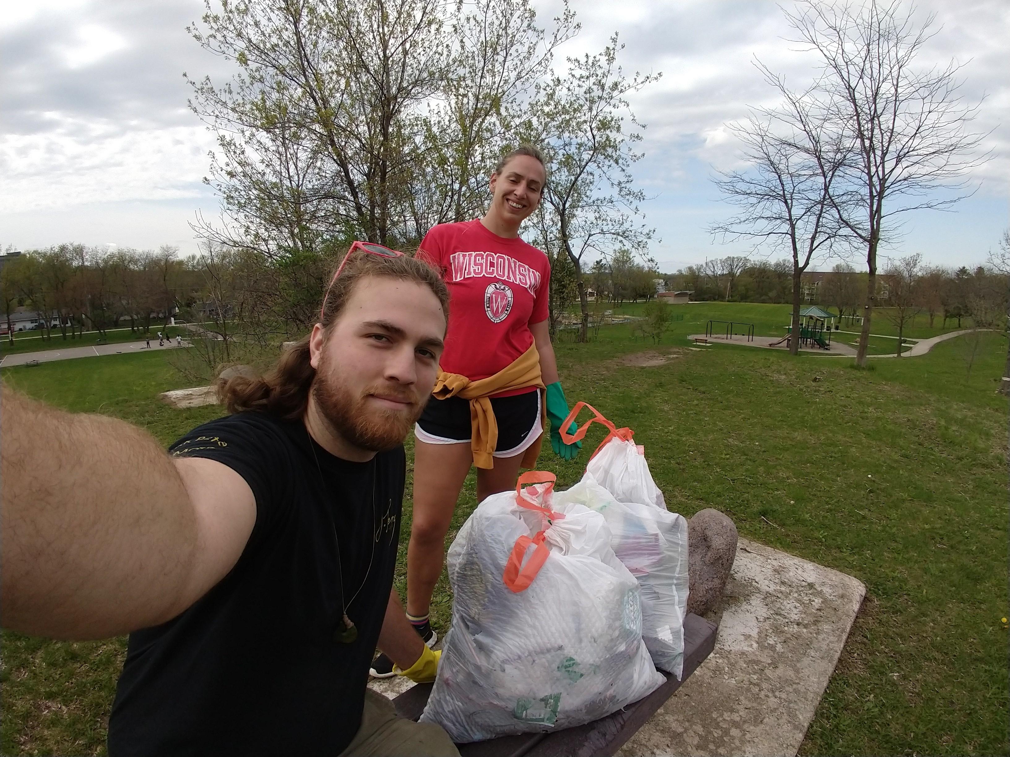 trashtag Keep the trend alive! Aldo Leopold Park, Madison WI. Not a