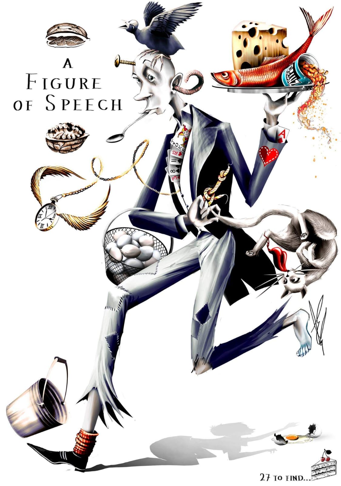 There are 27 figures of speech hidden in this picture... For example