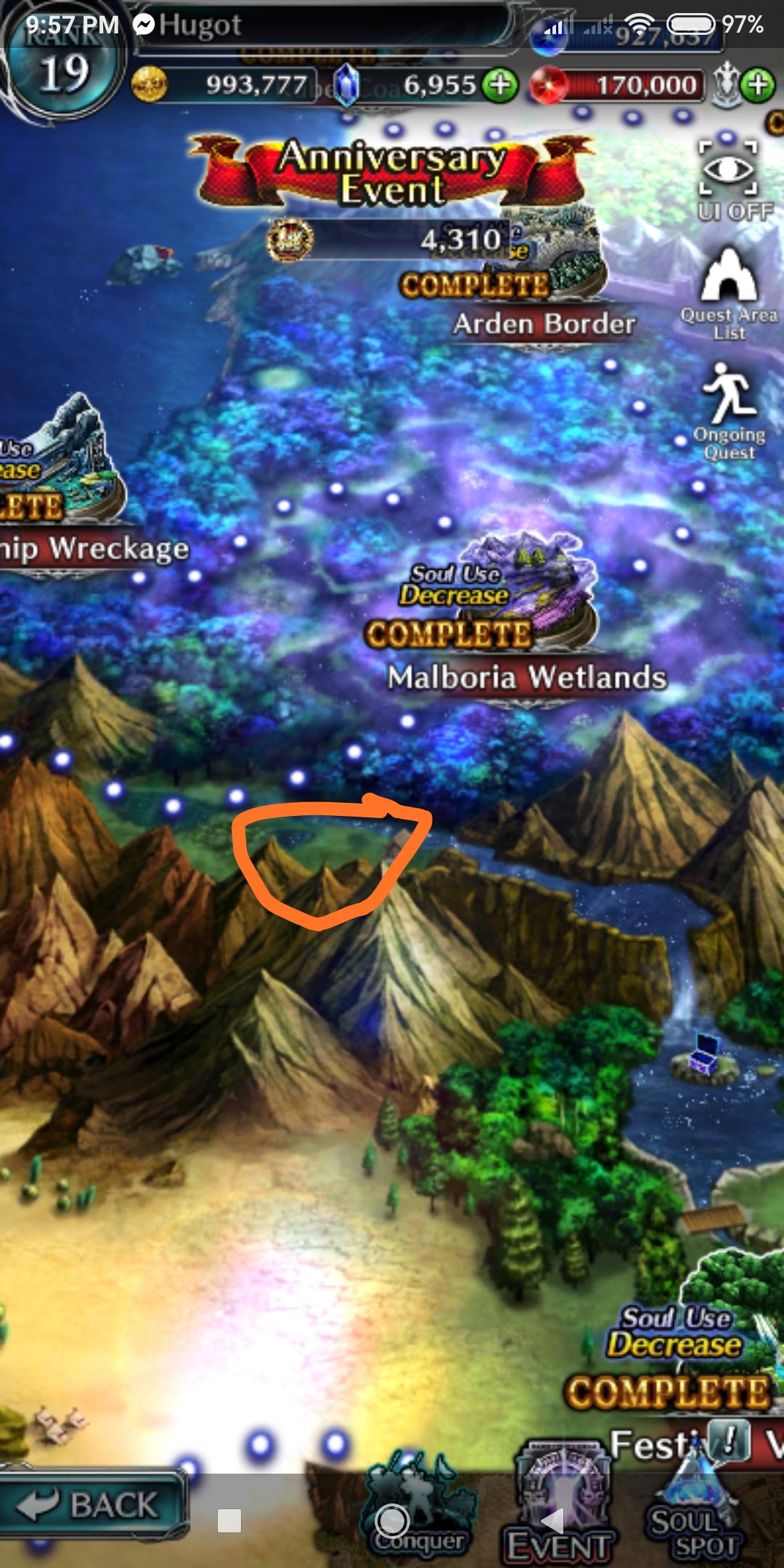 Celebratory map 2 item location.. r/lastcloudia