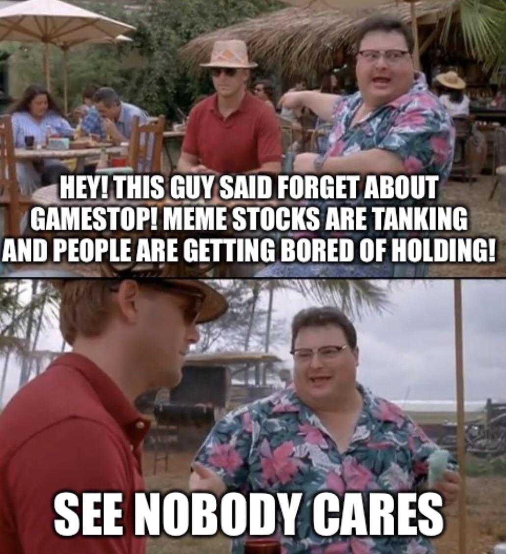 Same script, different day. Same We’re smarter now! Buy and