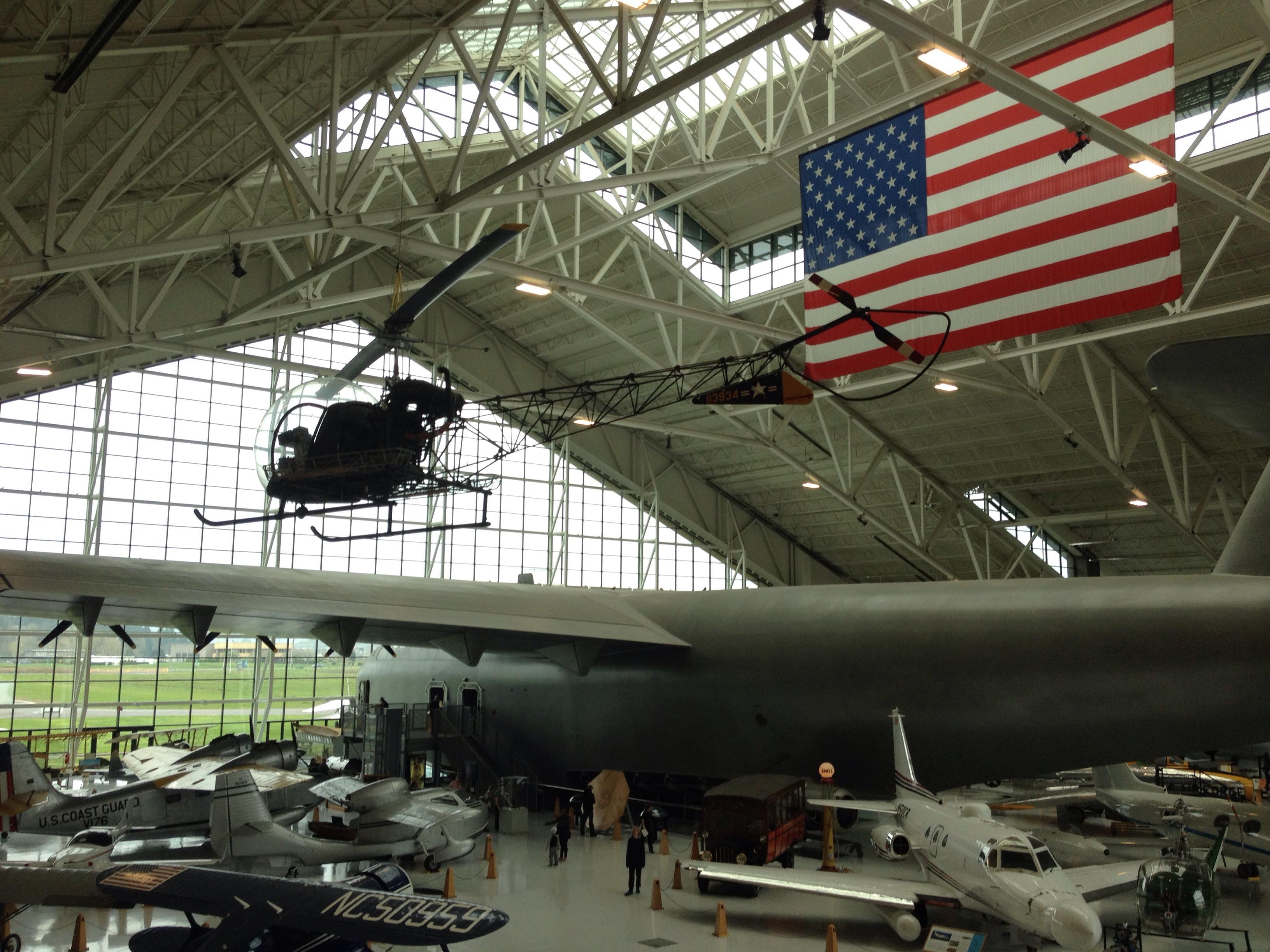 Evergreen Aviation Museum in McMinnville, Oregon, home of the "Spruce
