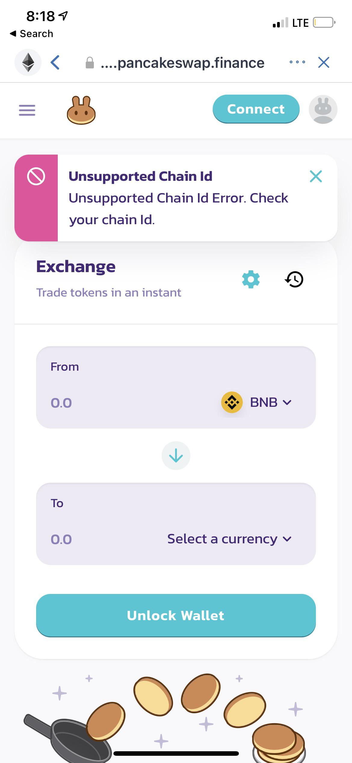 Can someone plz tell me how i can fix this the pancake swap wont let me