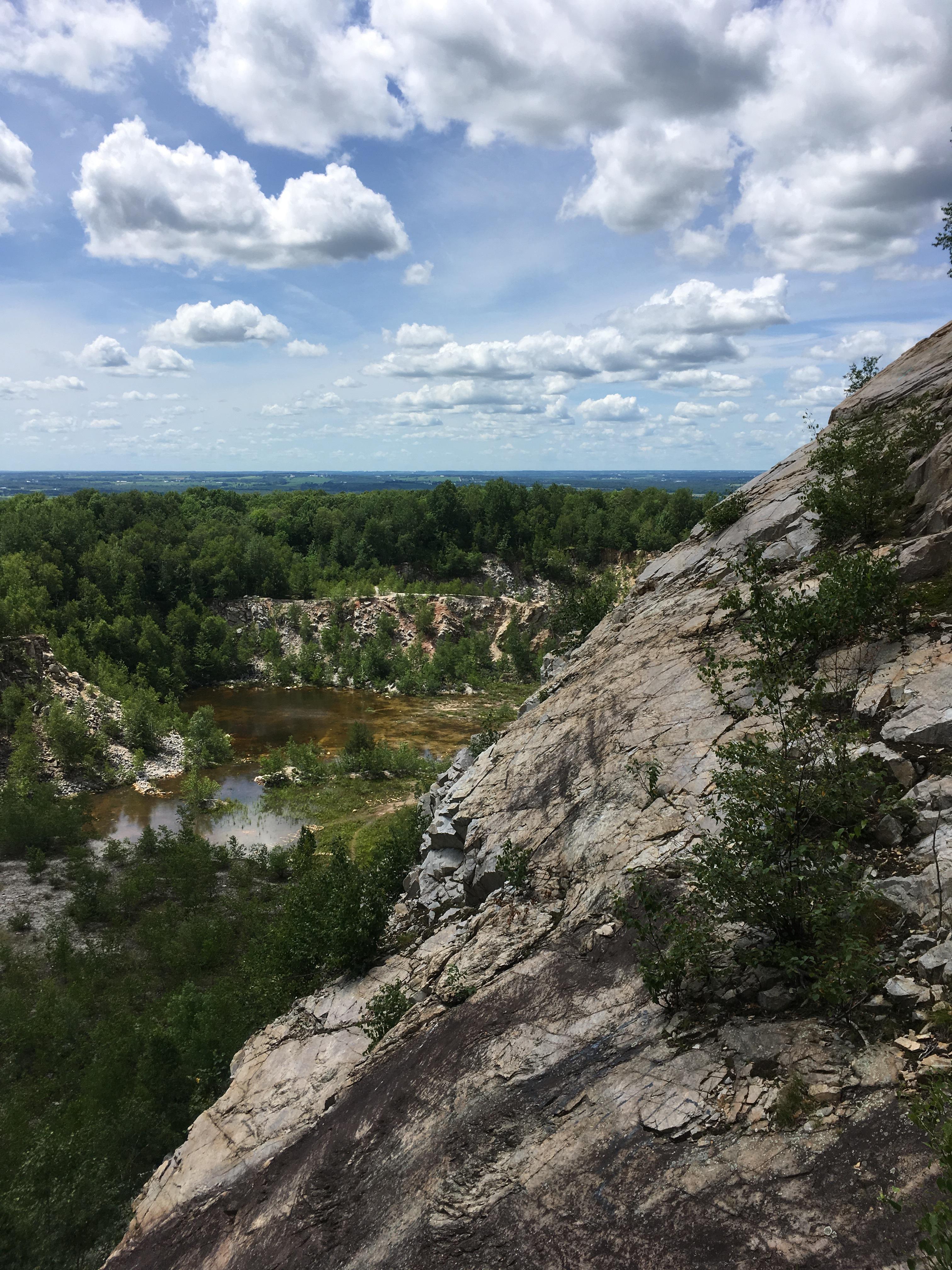 Rib Mountain Quarry, Wausau, Wisconsin, USA r/hiking
