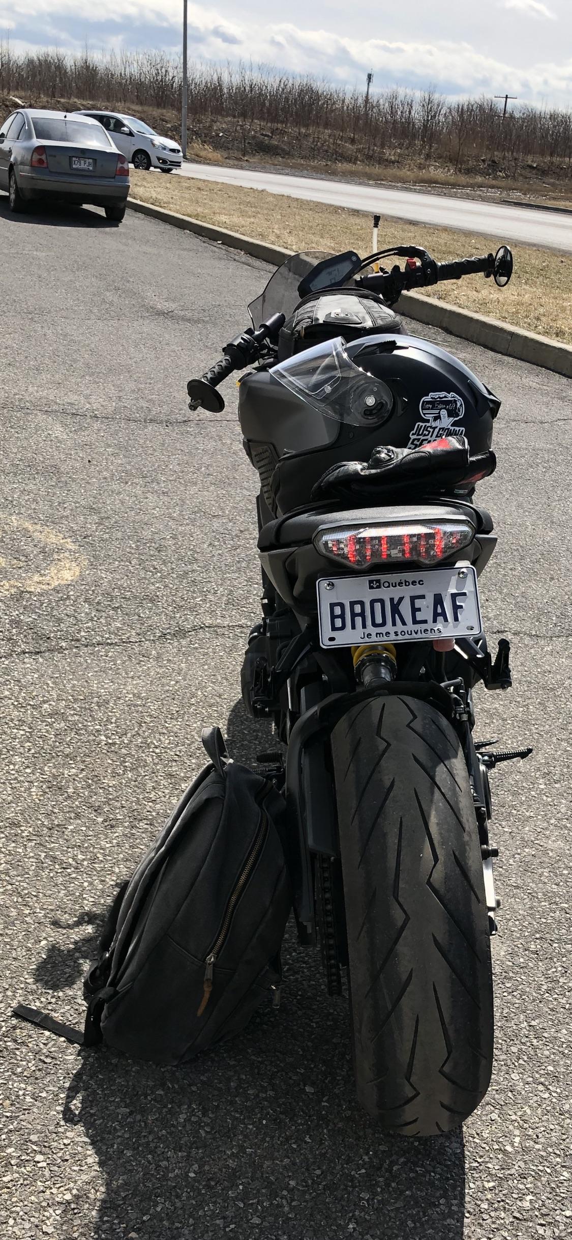 With the increasing license plate prices in Quebec 🤷‍♂️brokeaf