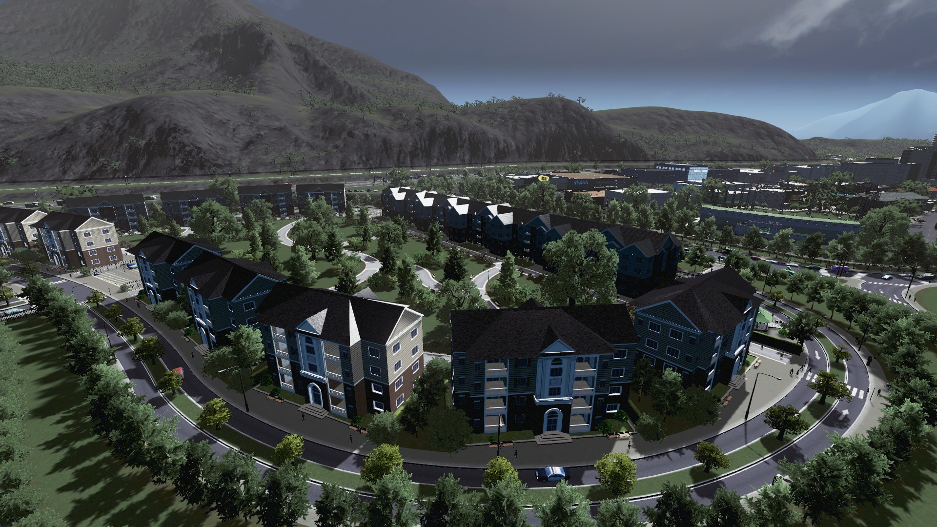 Put in our first condo/apartment complex! r/CitiesSkylines