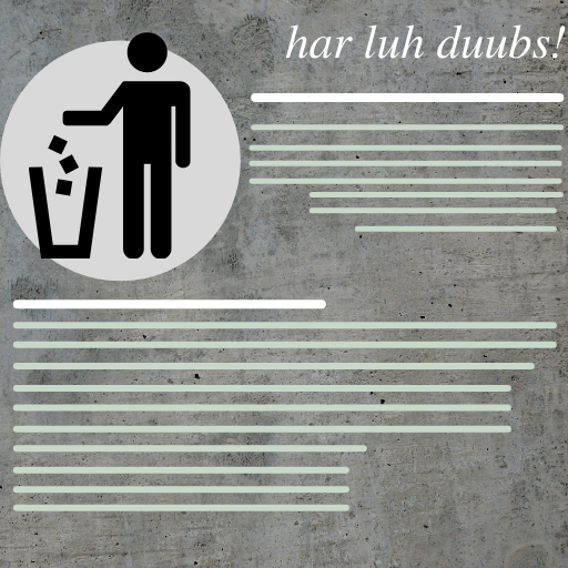 Use the bins! I wish we had more words in PlanCo dictionary. I love to