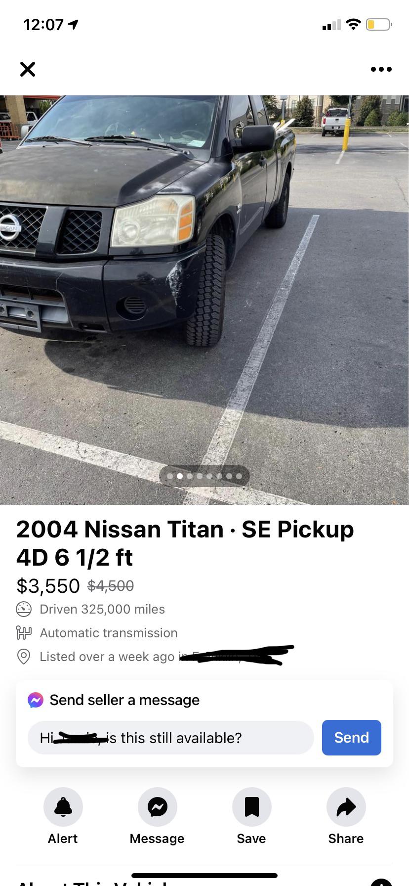Buying with high miles? r/NissanTitan