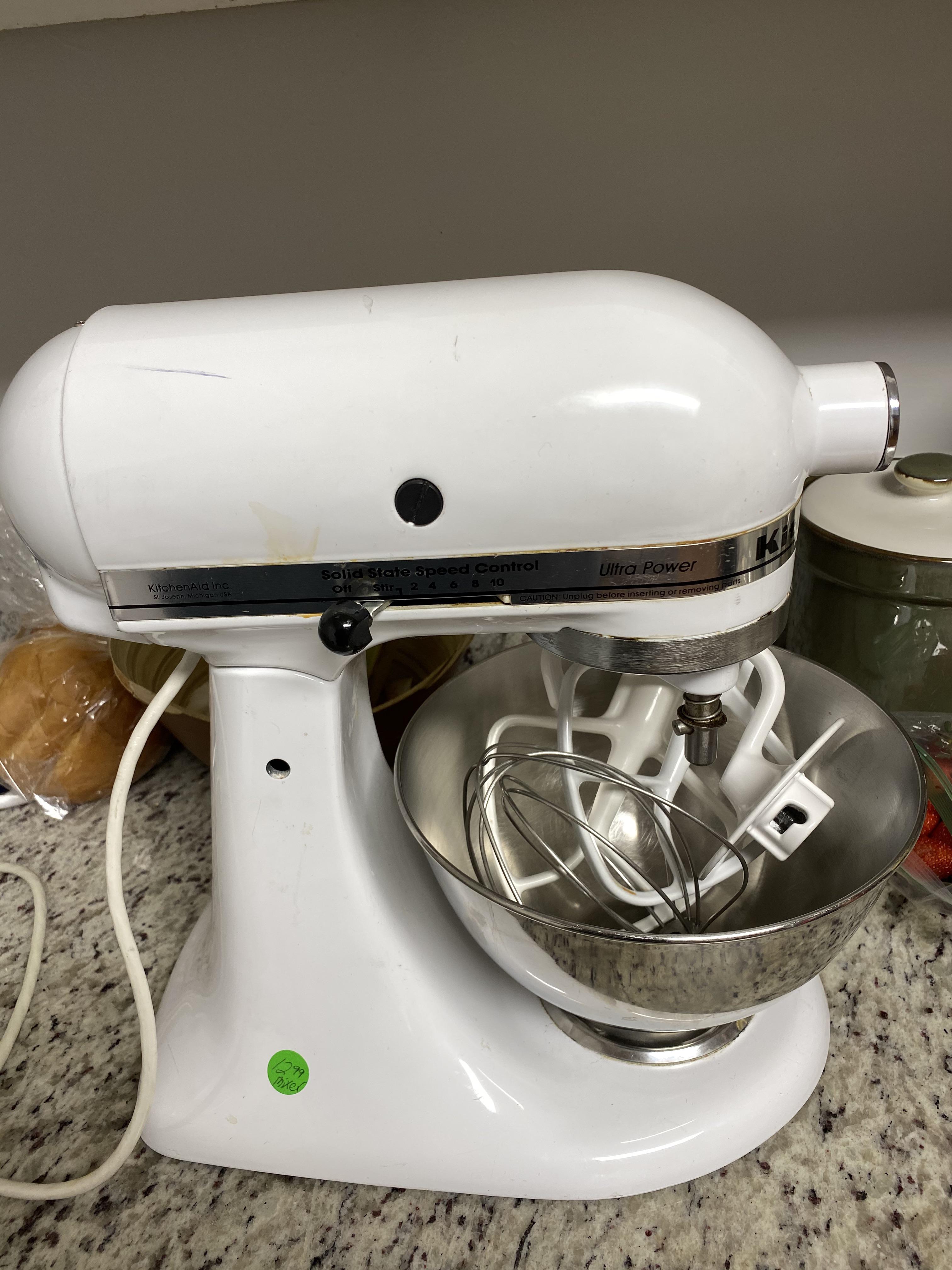 After all this time a kitchen aid mixer for 12.99 too excited to take