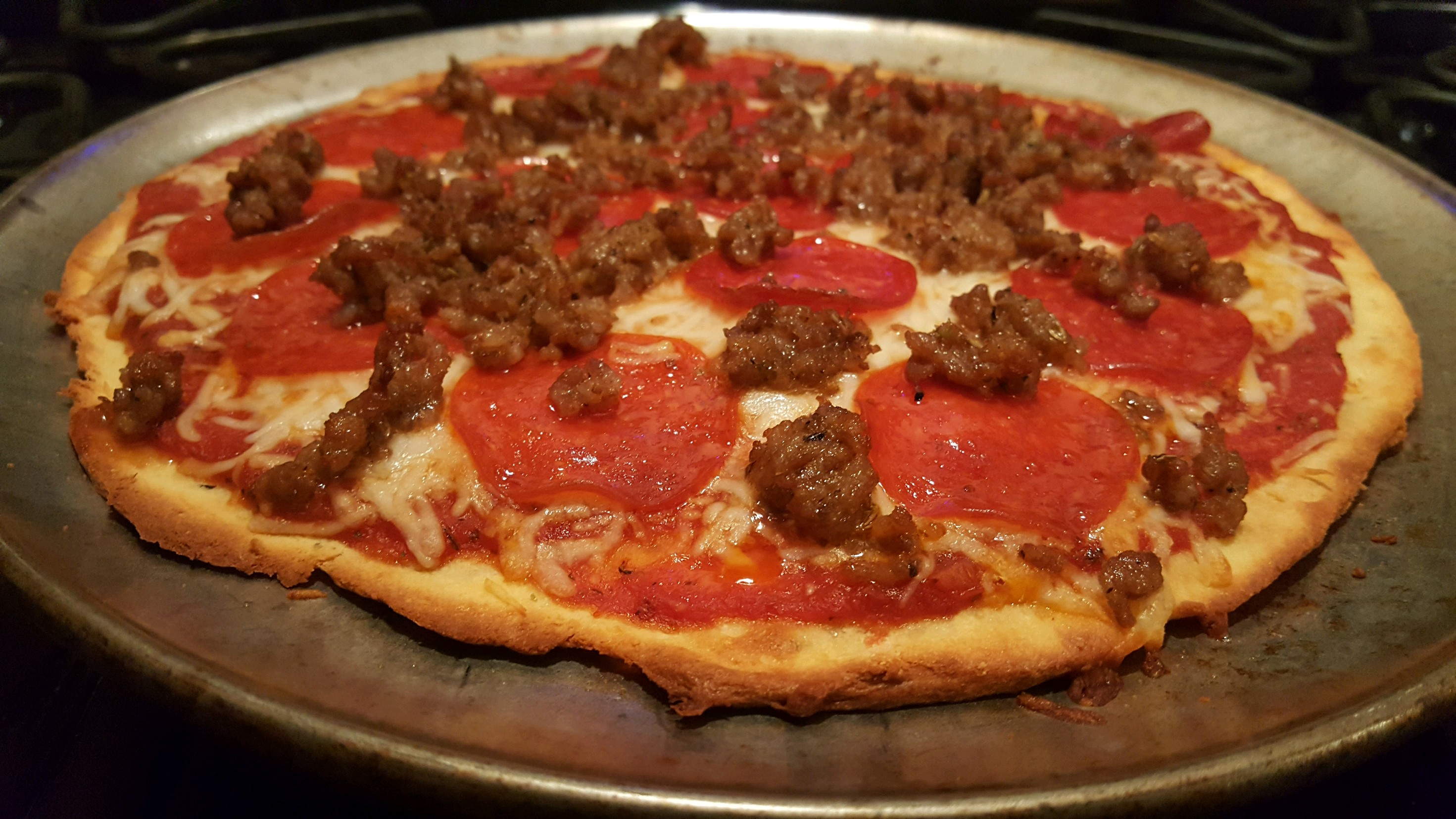 Fathead Pizza (Coconut Flour) r/ketorecipes