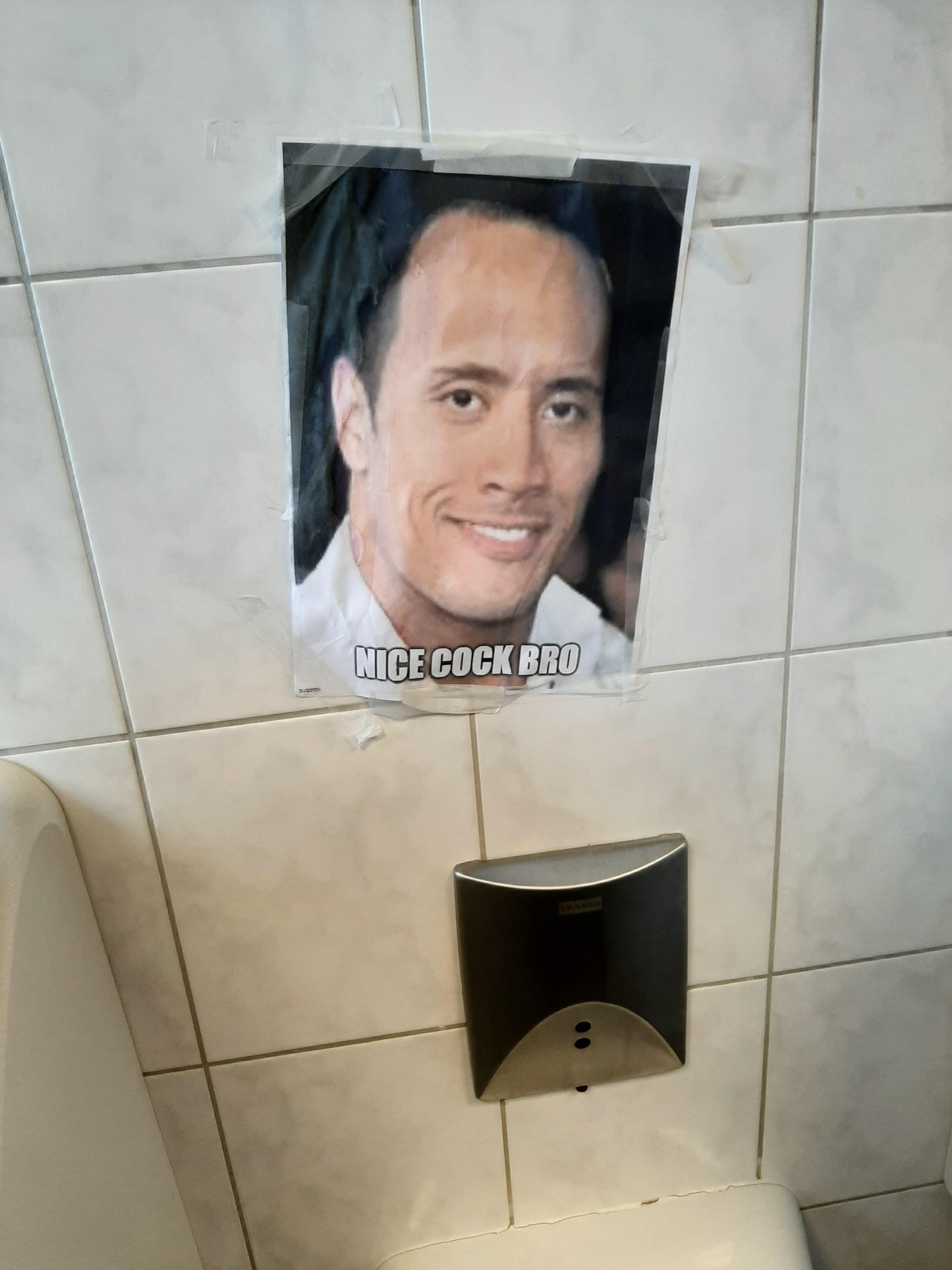 This picture in the men's restroom r/PewdiepieSubmissions