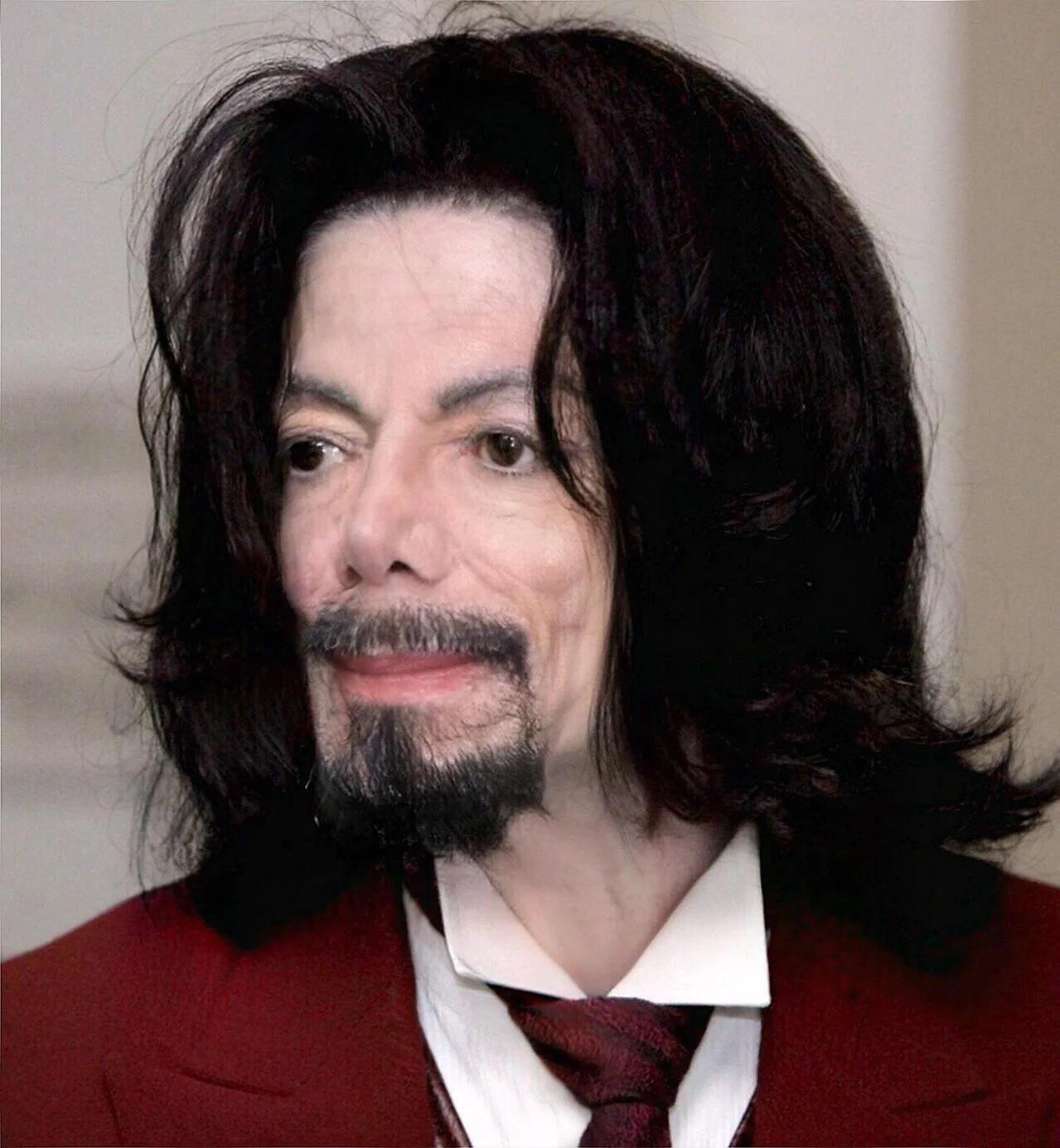 2000s Michael Jackson with a beard MichaelJackson