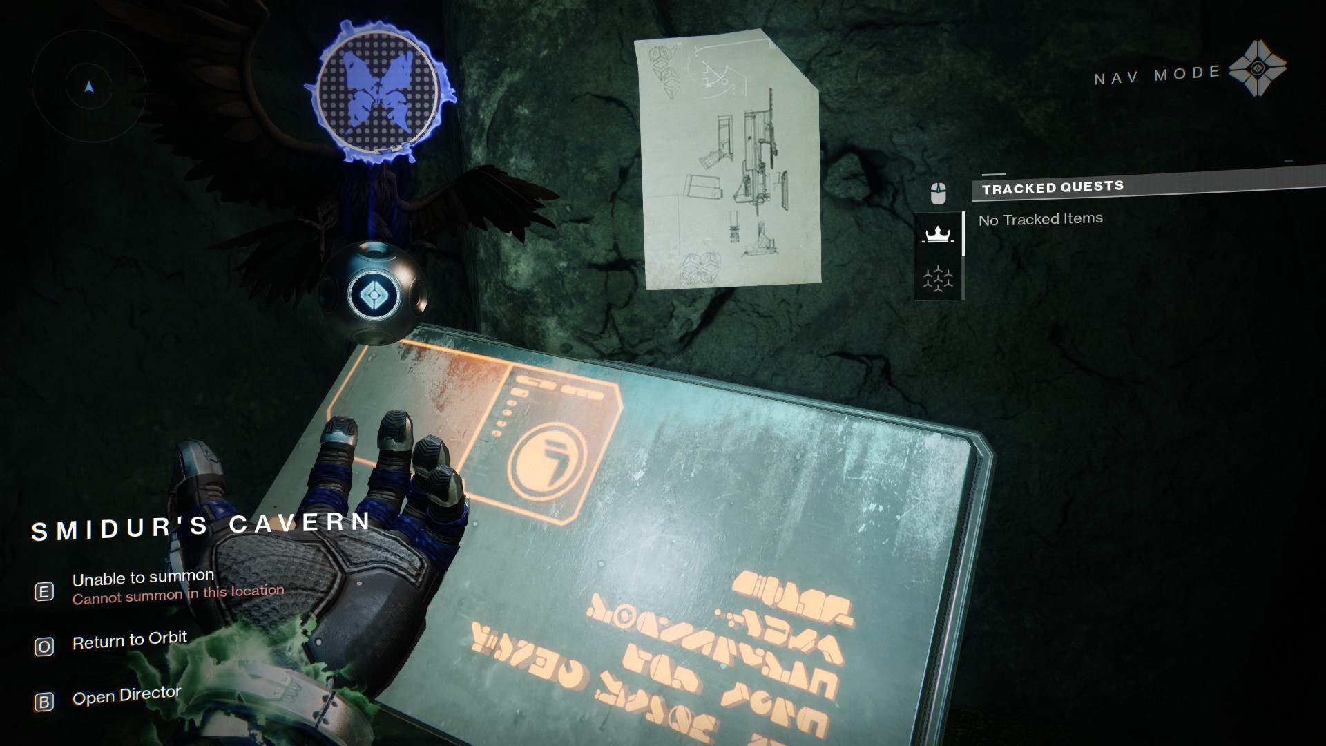 New Black Armory Secret? - Found a Weapon Schematic page on the wall in