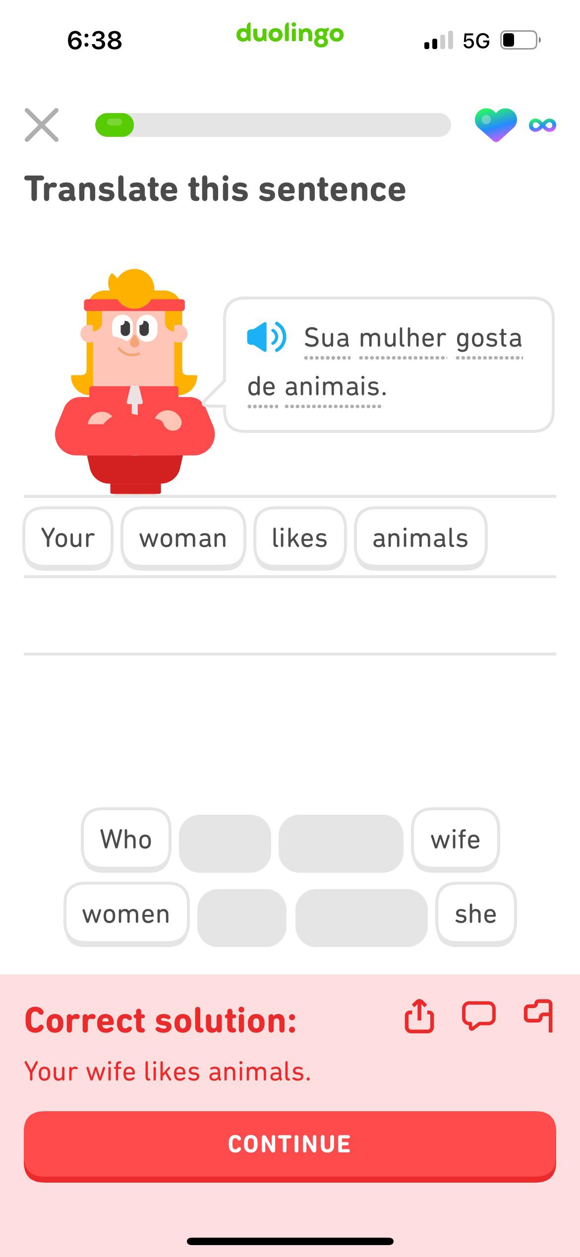 Really Duolingo? This couldn’t just be an alternative meaning? r/duolingo