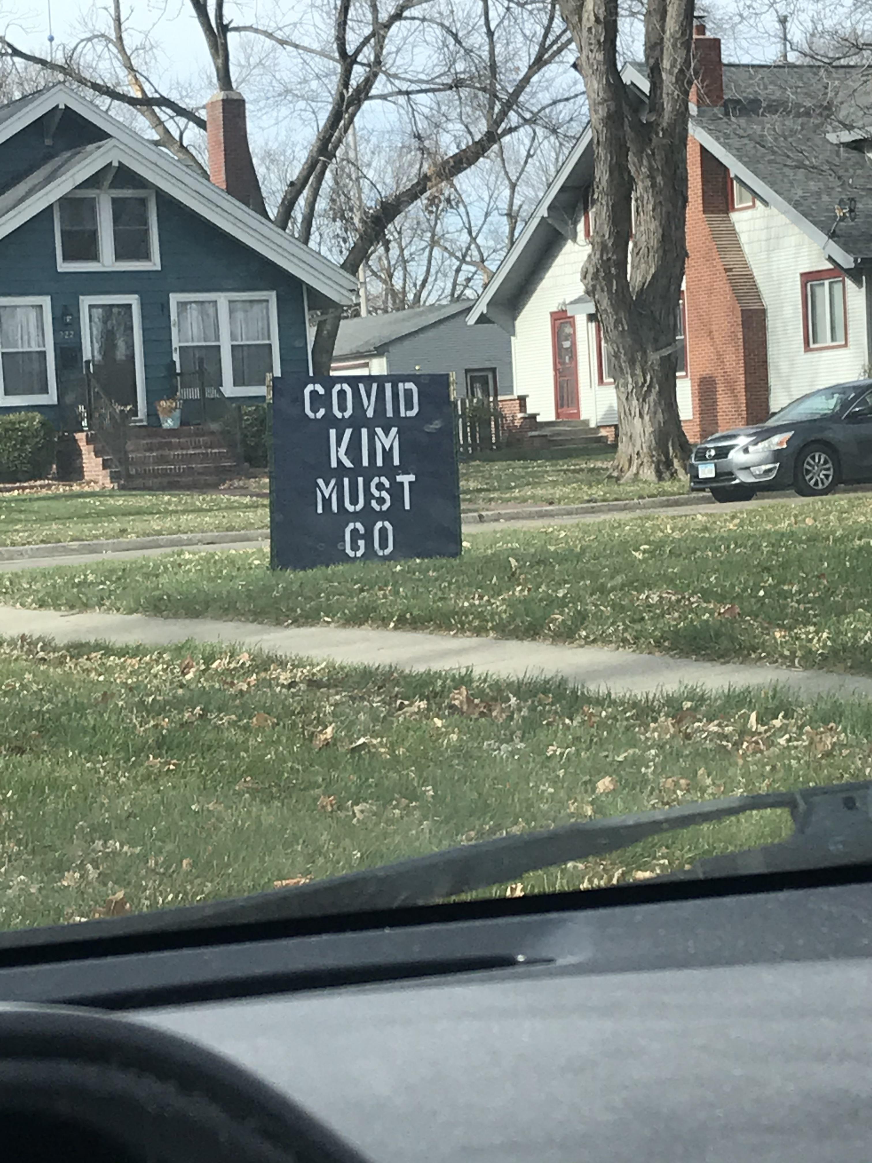 Spotted in Ankeny today. At this point, I have to wonder if she’ll even bother trying to run for