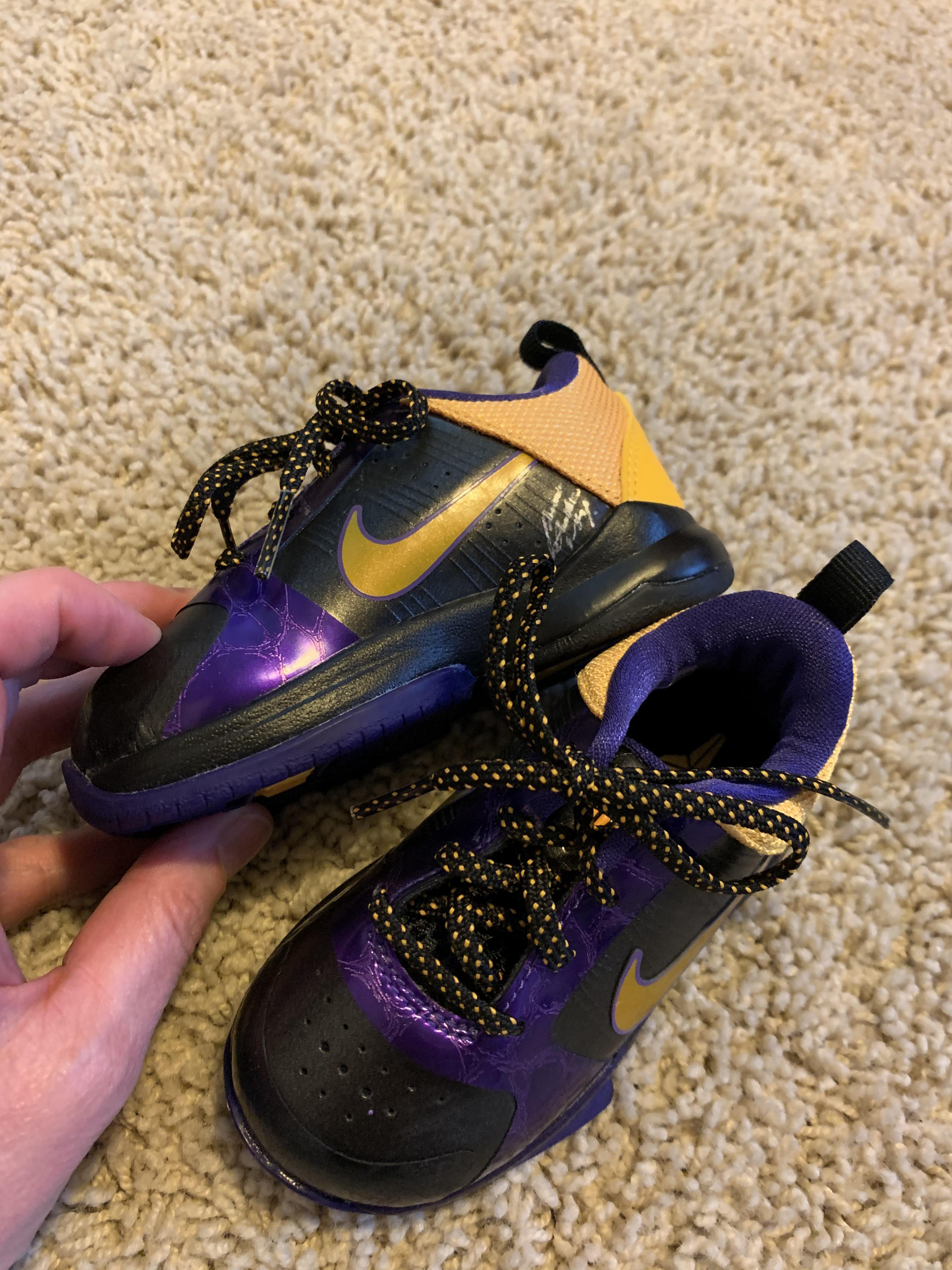 These Kobe Bryant Nike baby shoes with the Nike designer’s original