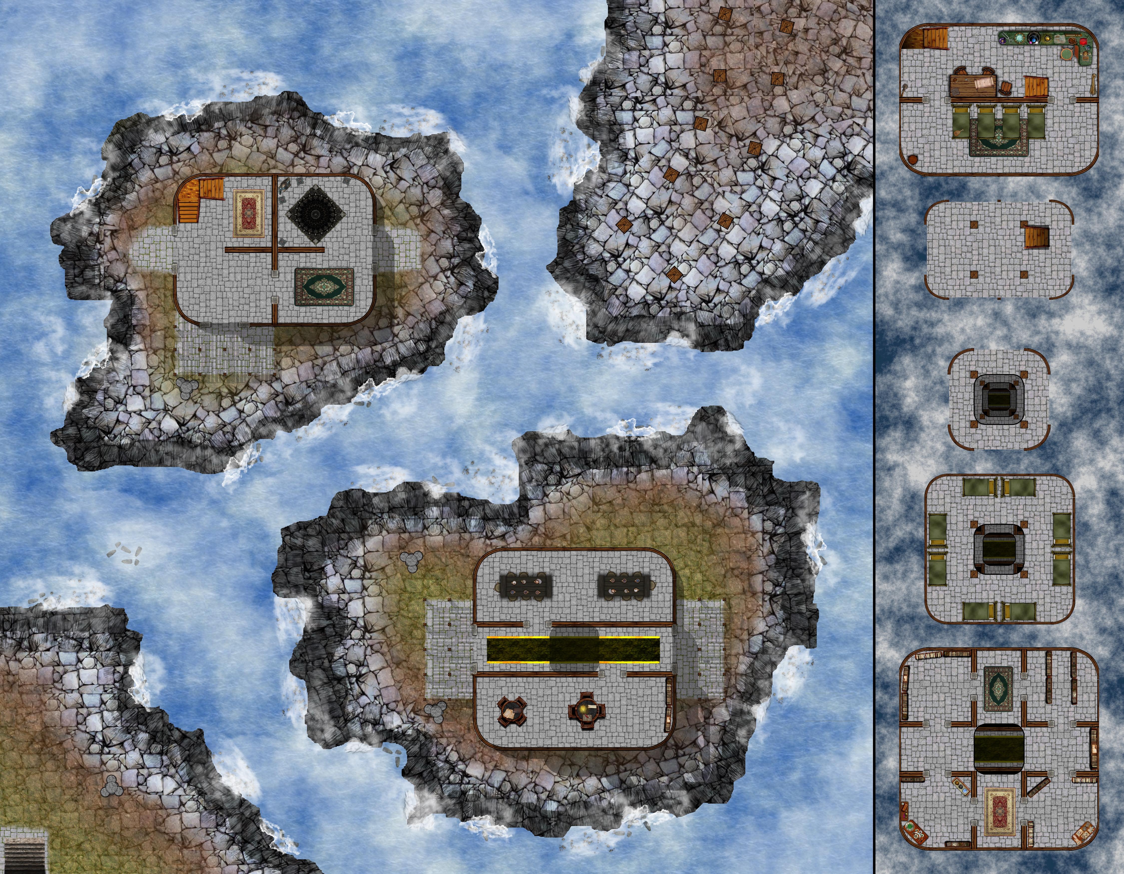 Bravely Default Temple Of Wind Map Temple of Wind 45x35 battlemaps