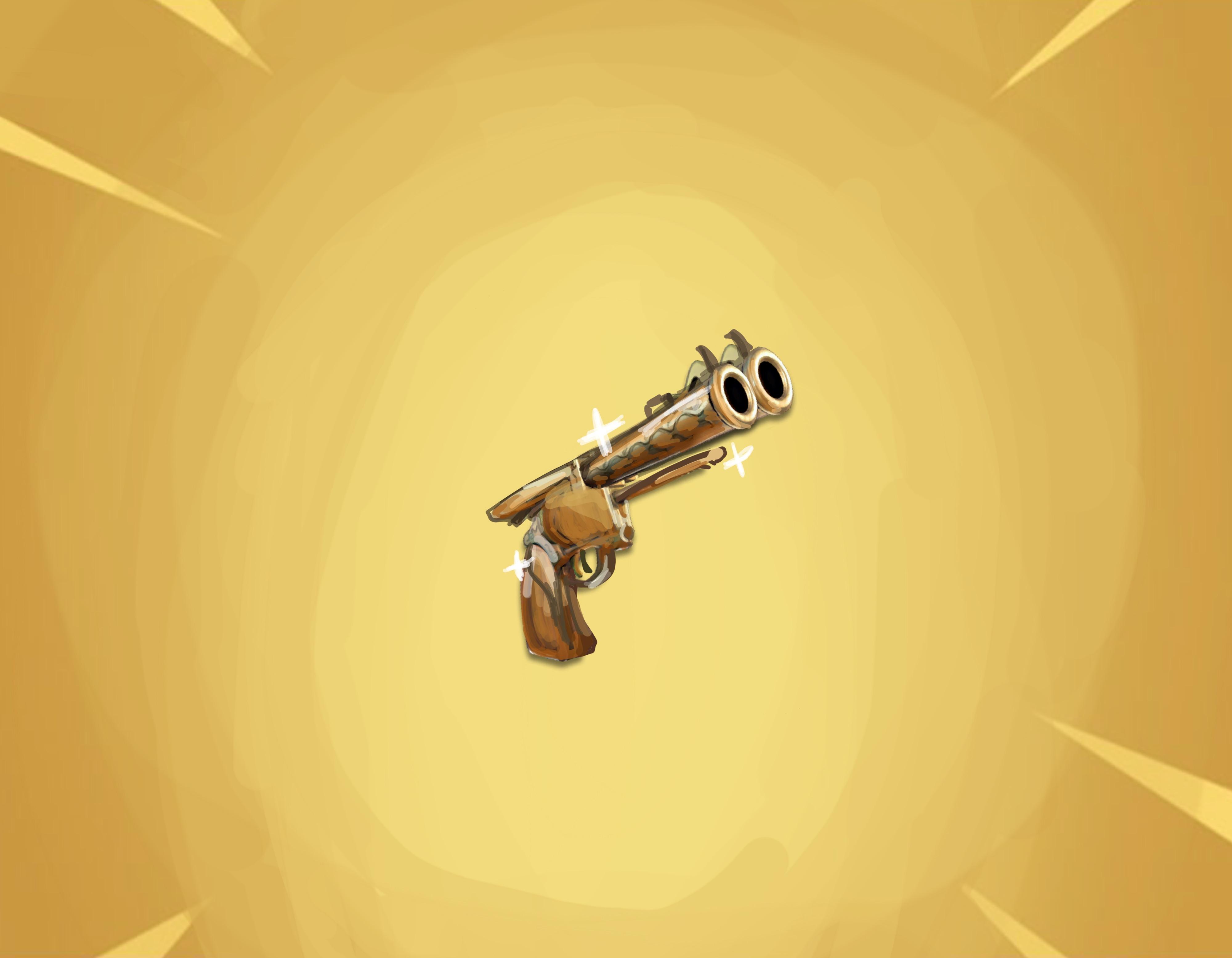 (Mythic Pistol) Double Barrel Revolver Concept! (More info in comments