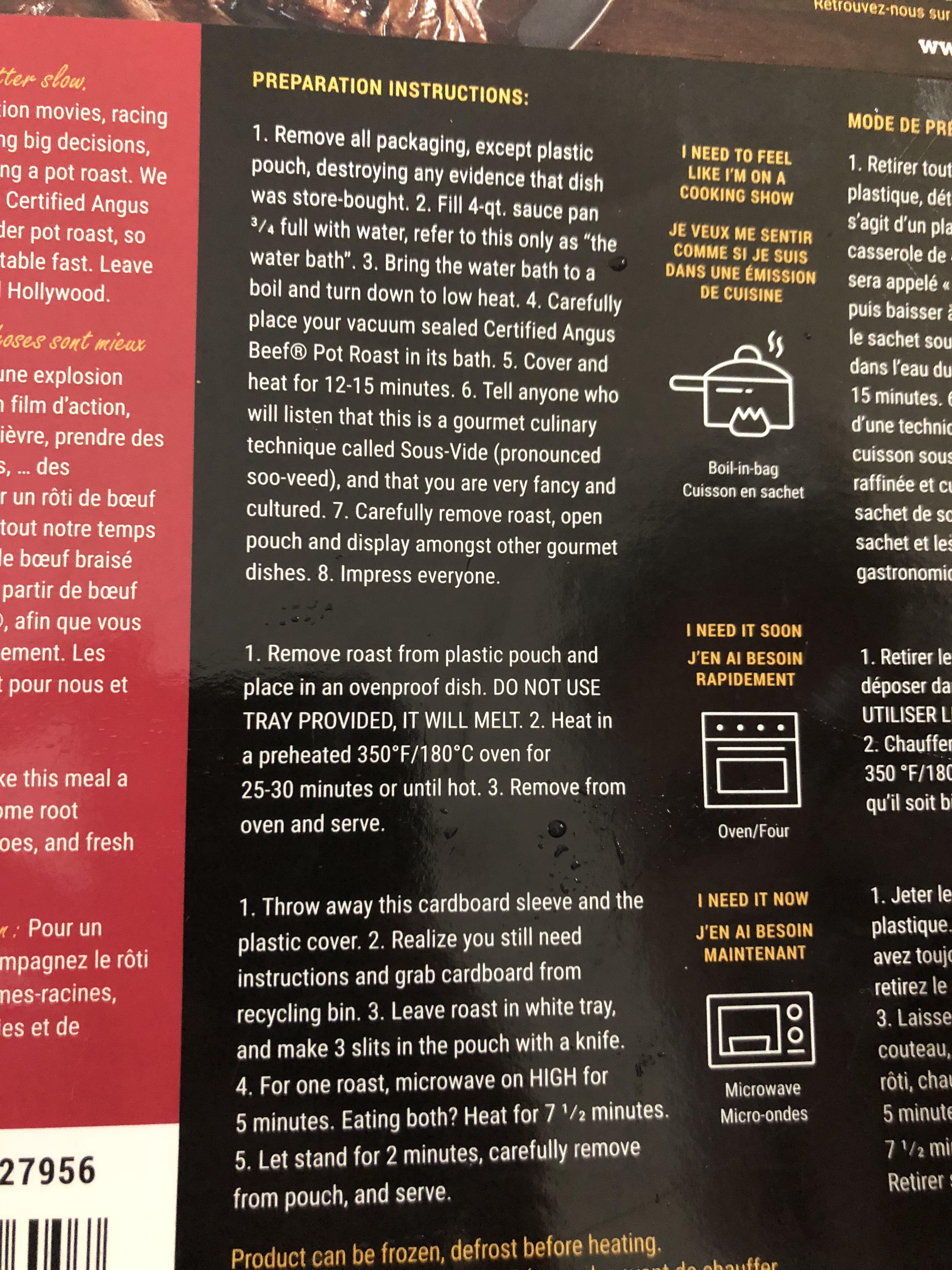 These extremely honest cooking instructions r/mildlyinteresting