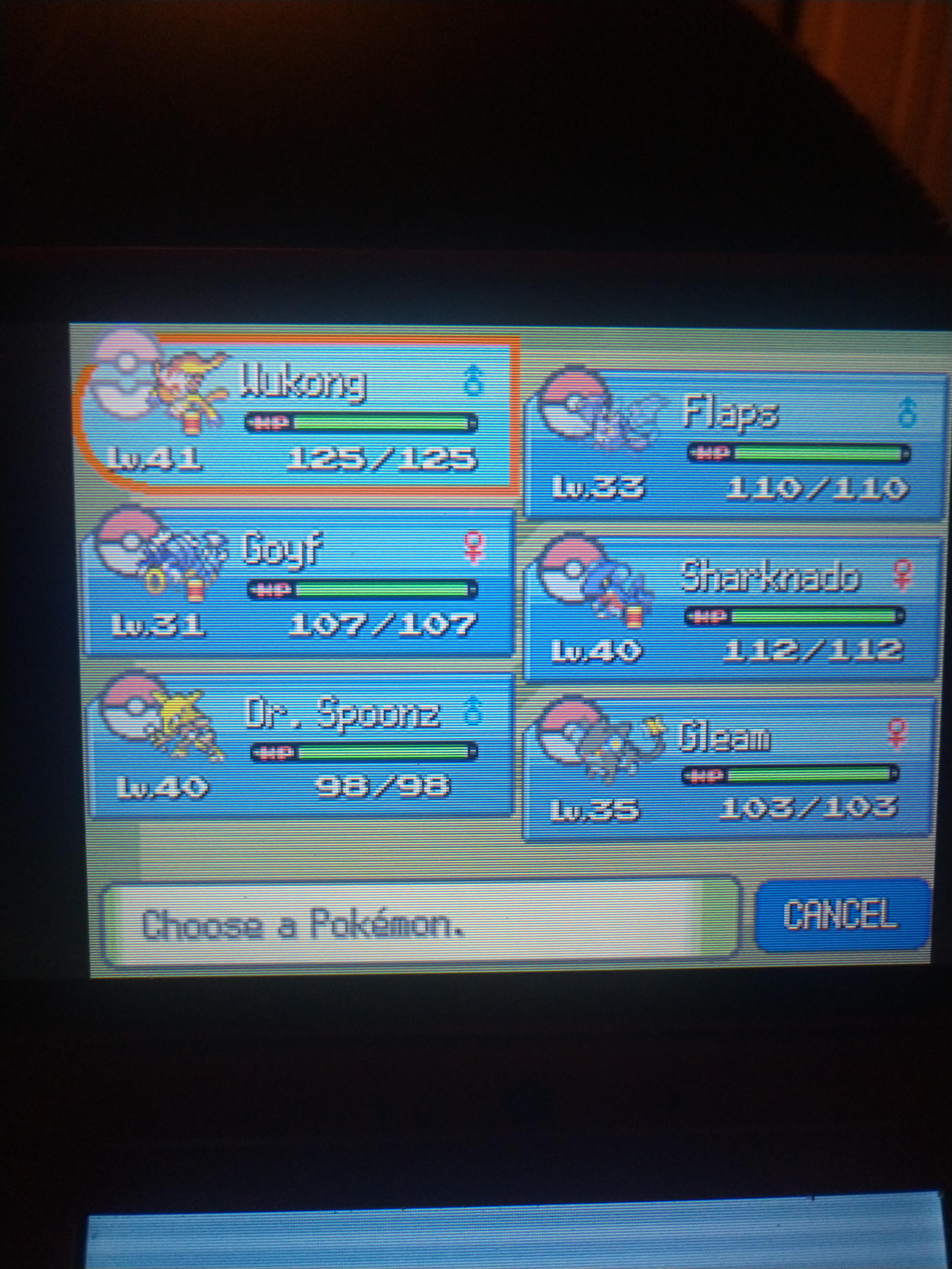 Pokemon Diamond post 7th gym, grind time for the difficulty spike r