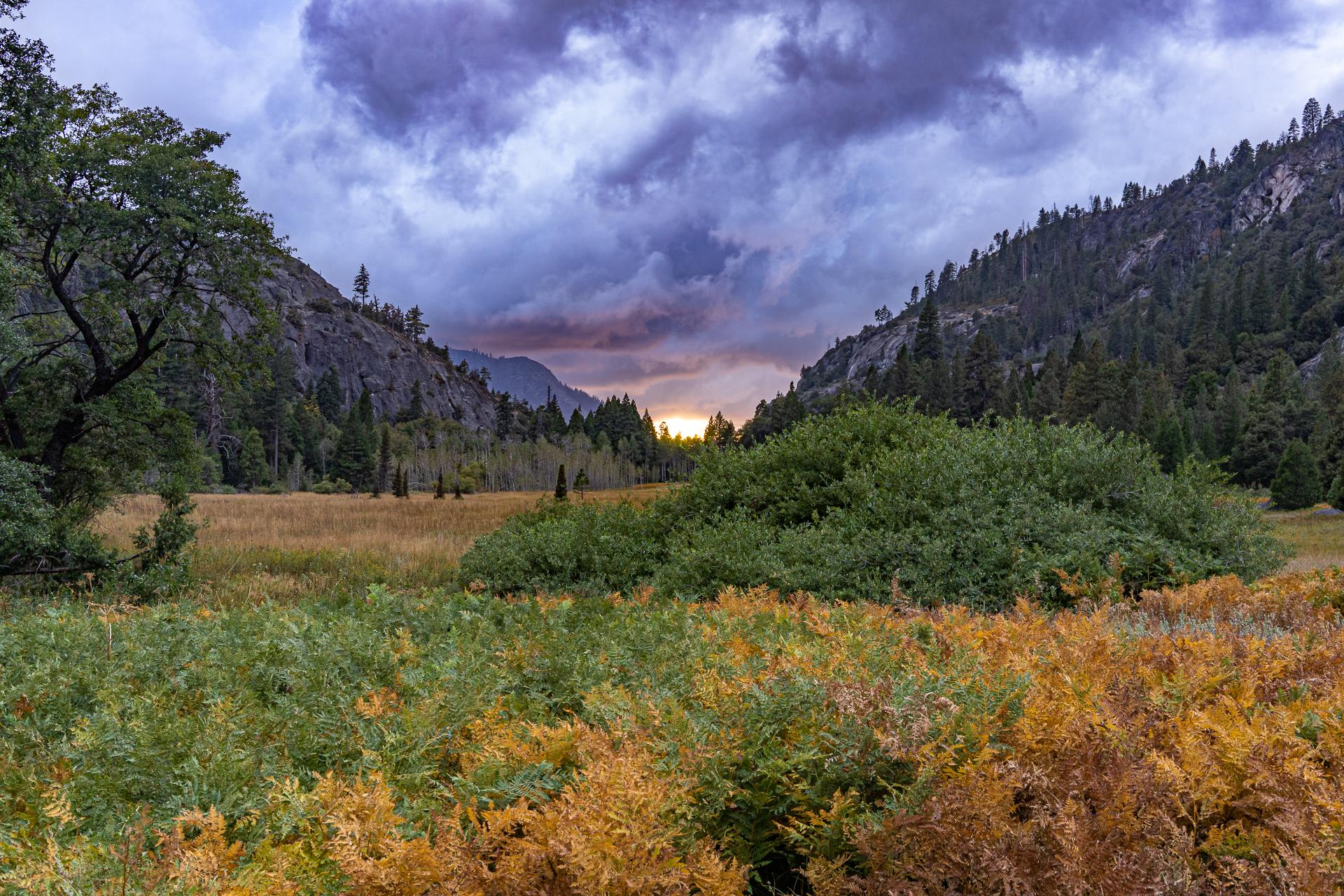 A Quieter Side of Yosemite National Park, Sunset at Tiltill Valley. r
