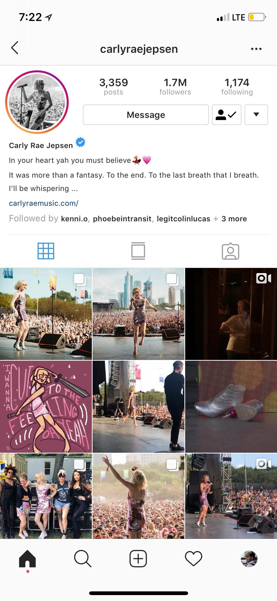 New Instagram Bio & ANOTHER new picture. Lyrics? r/carlyraejepsen