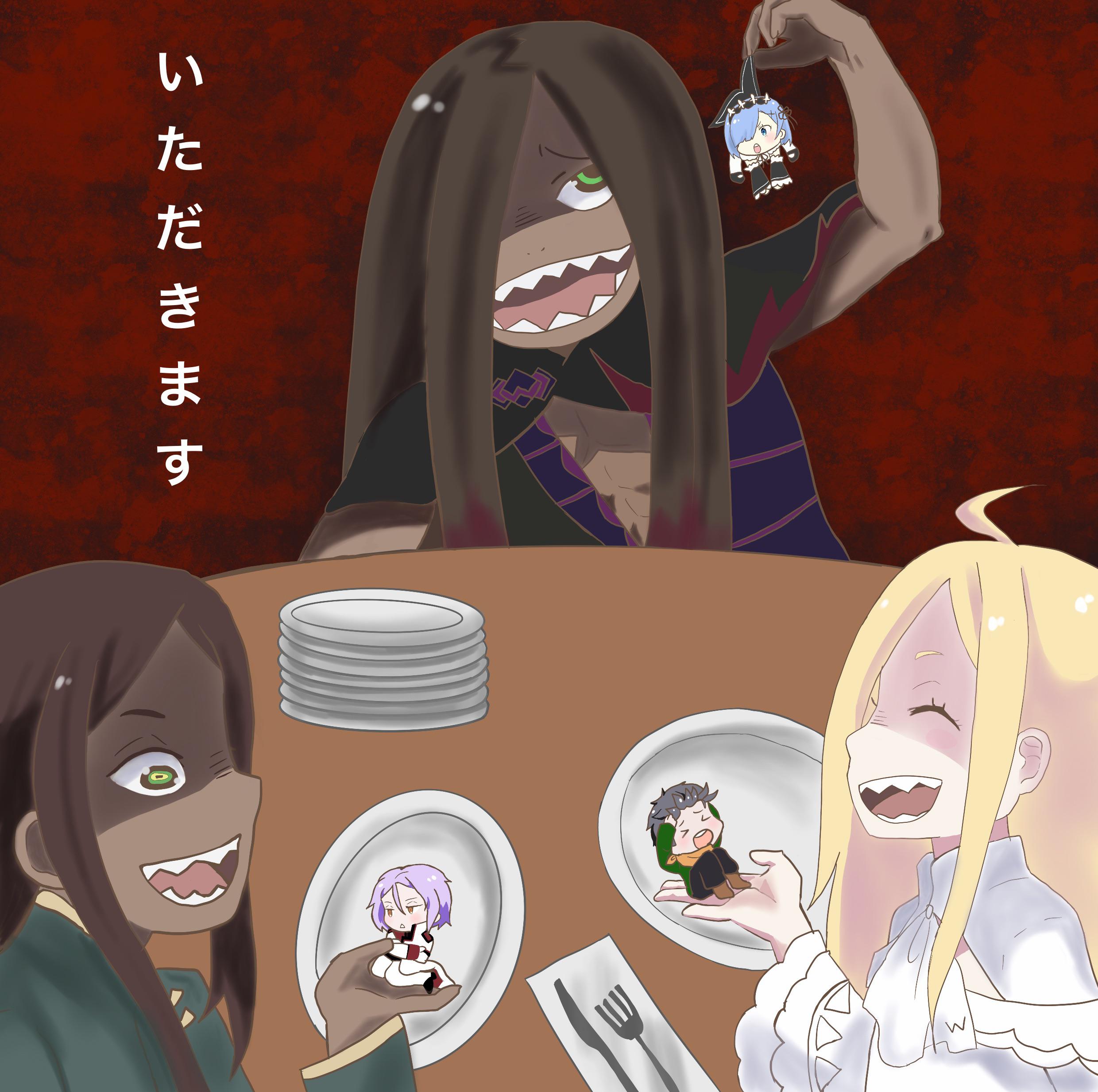 [ocs] gluttony mukbang! r/Re_Zero