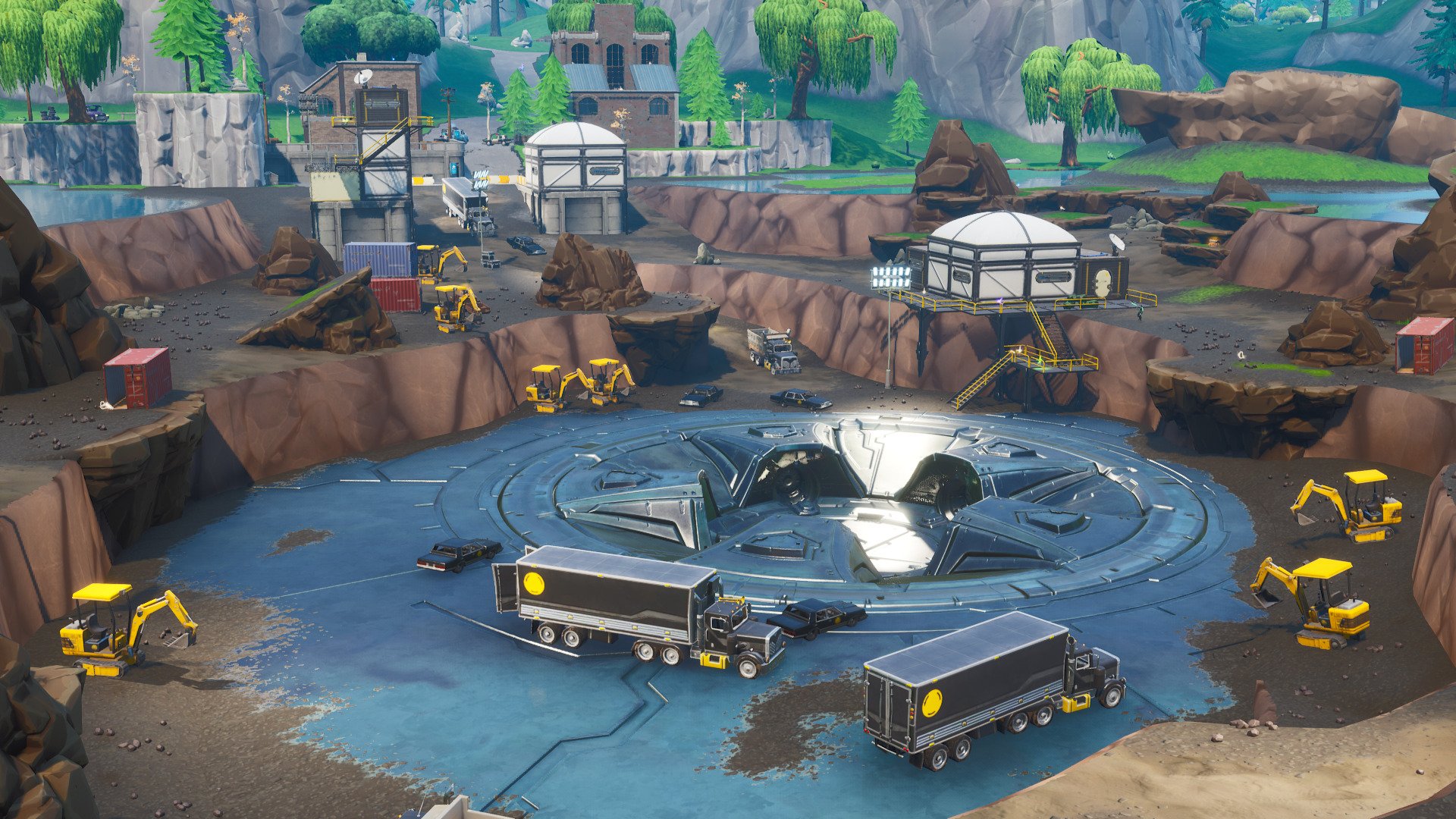 This is how Loot Lake looks like. FortNiteBR