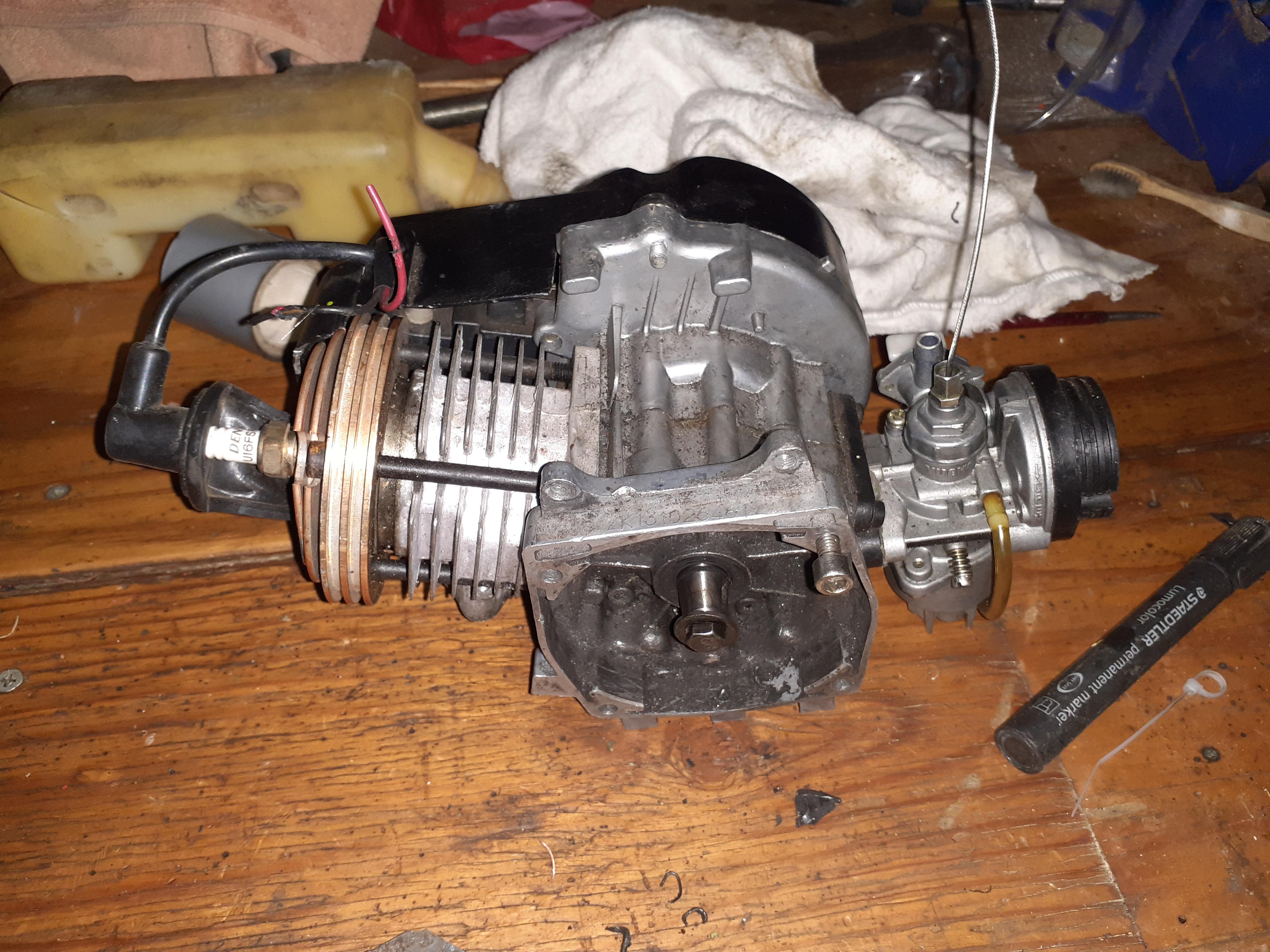 Any information on this engine or engines like it (2 stroke 50cc, from