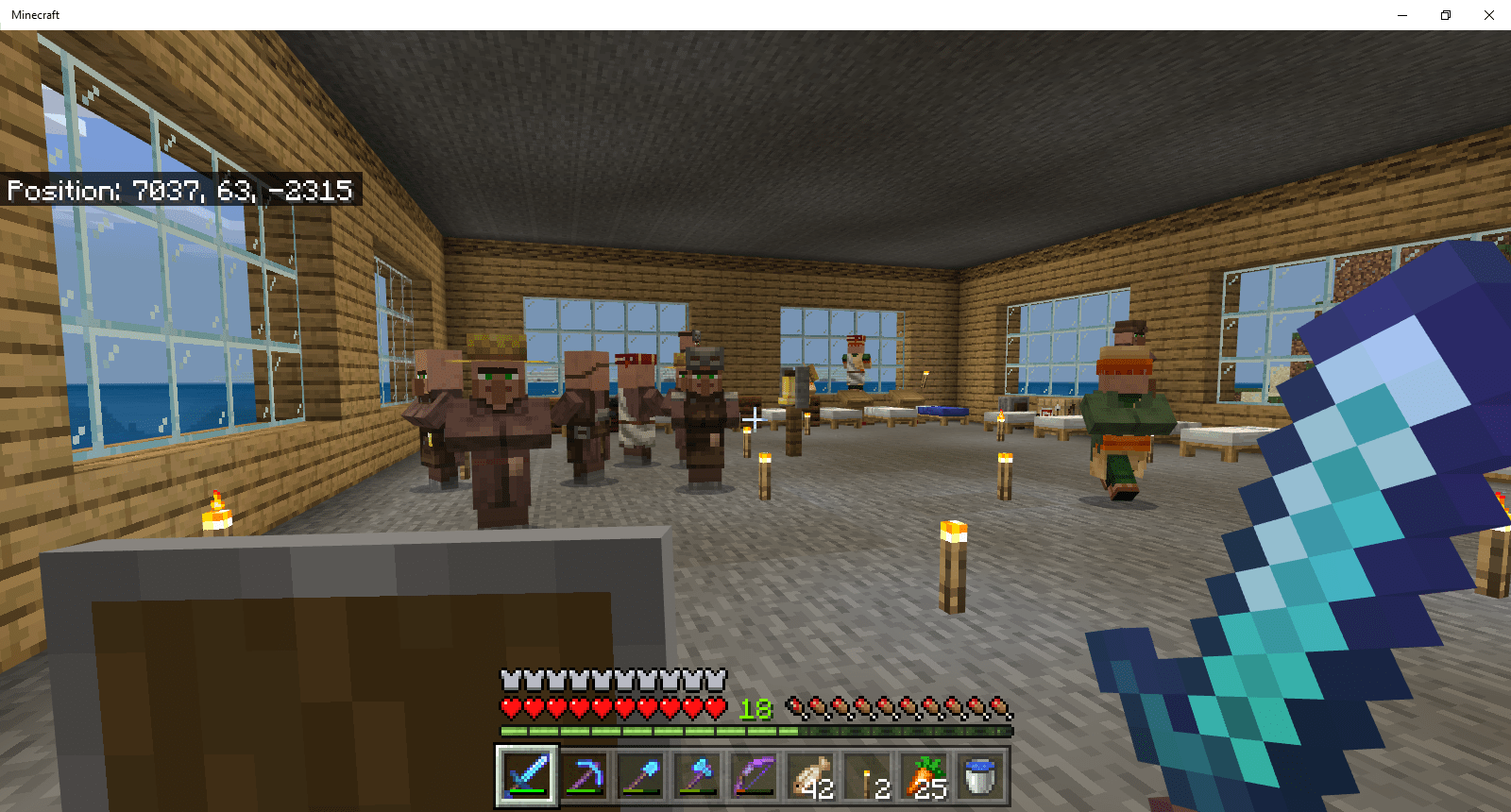 Why are my villagers broken? They won't sleep at night or breed even