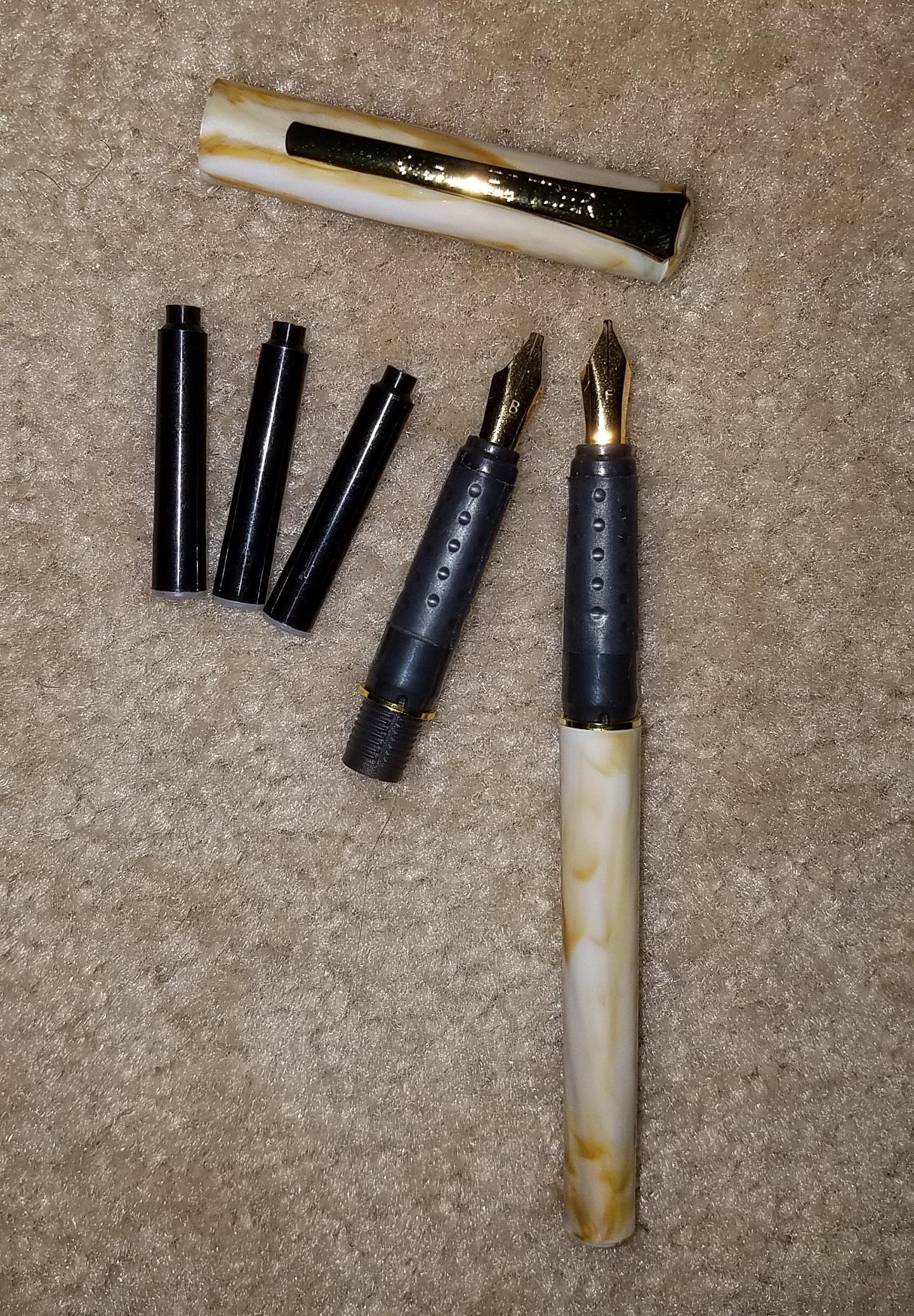 Found this 10 Staedtler calligraphy set at Office Depot. It's really