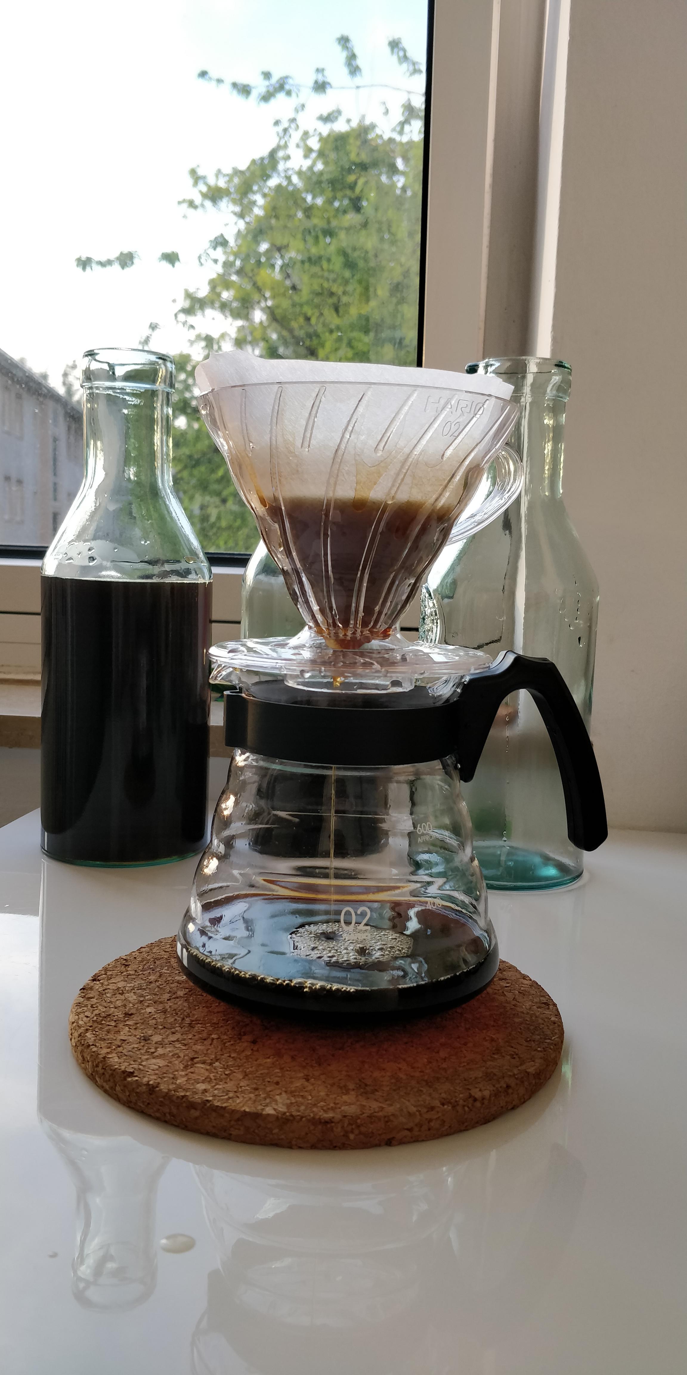 Filtering process of cold brew batch r/coldbrew