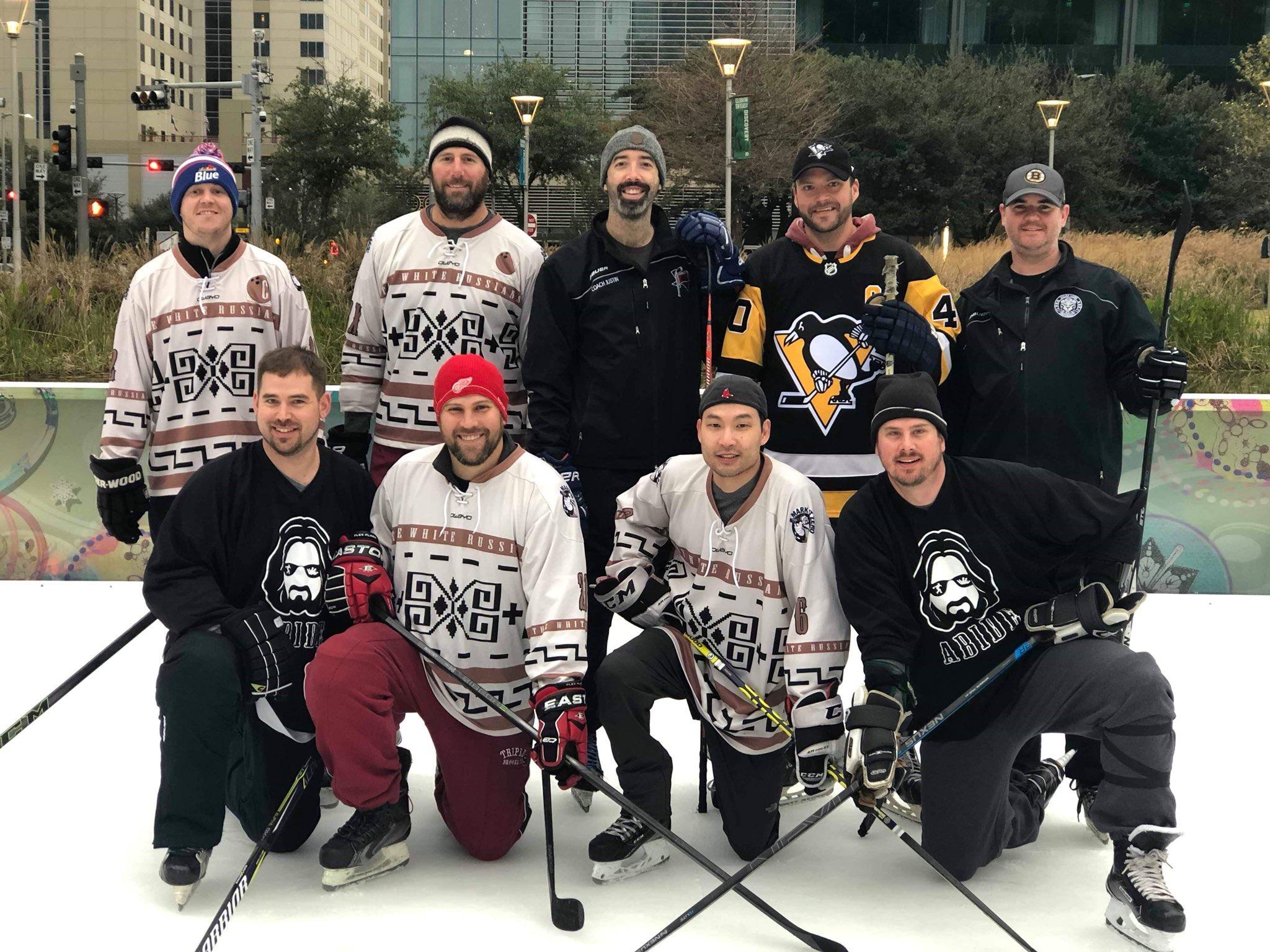 Outdoor Hockey Here in Beautiful Downtown Houston!! r/hockeyplayers